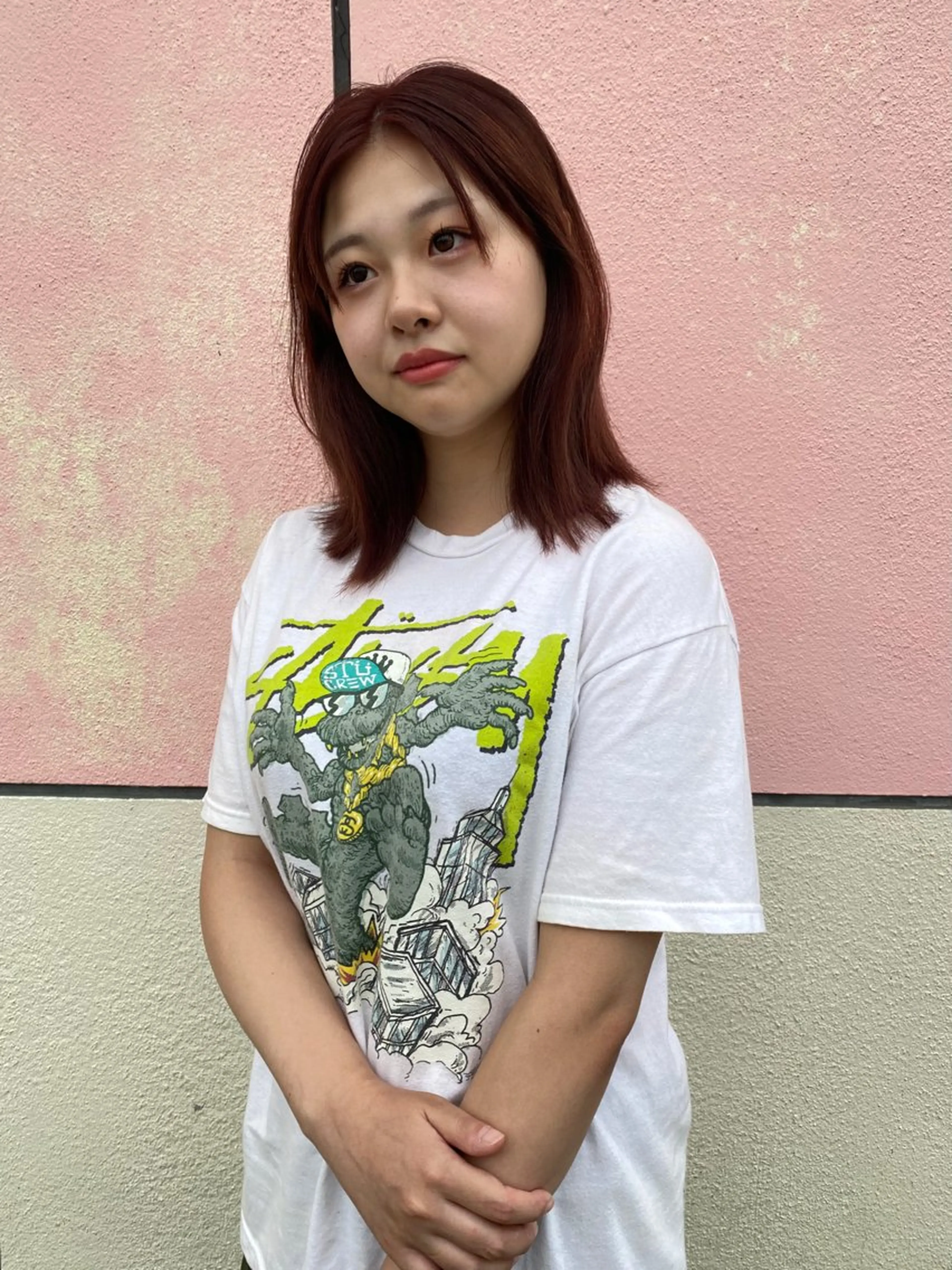 ミディアム カラー 似合わせカット カット ヘアカラー トリートメント mai / linoah˚✧のヘアスタイル