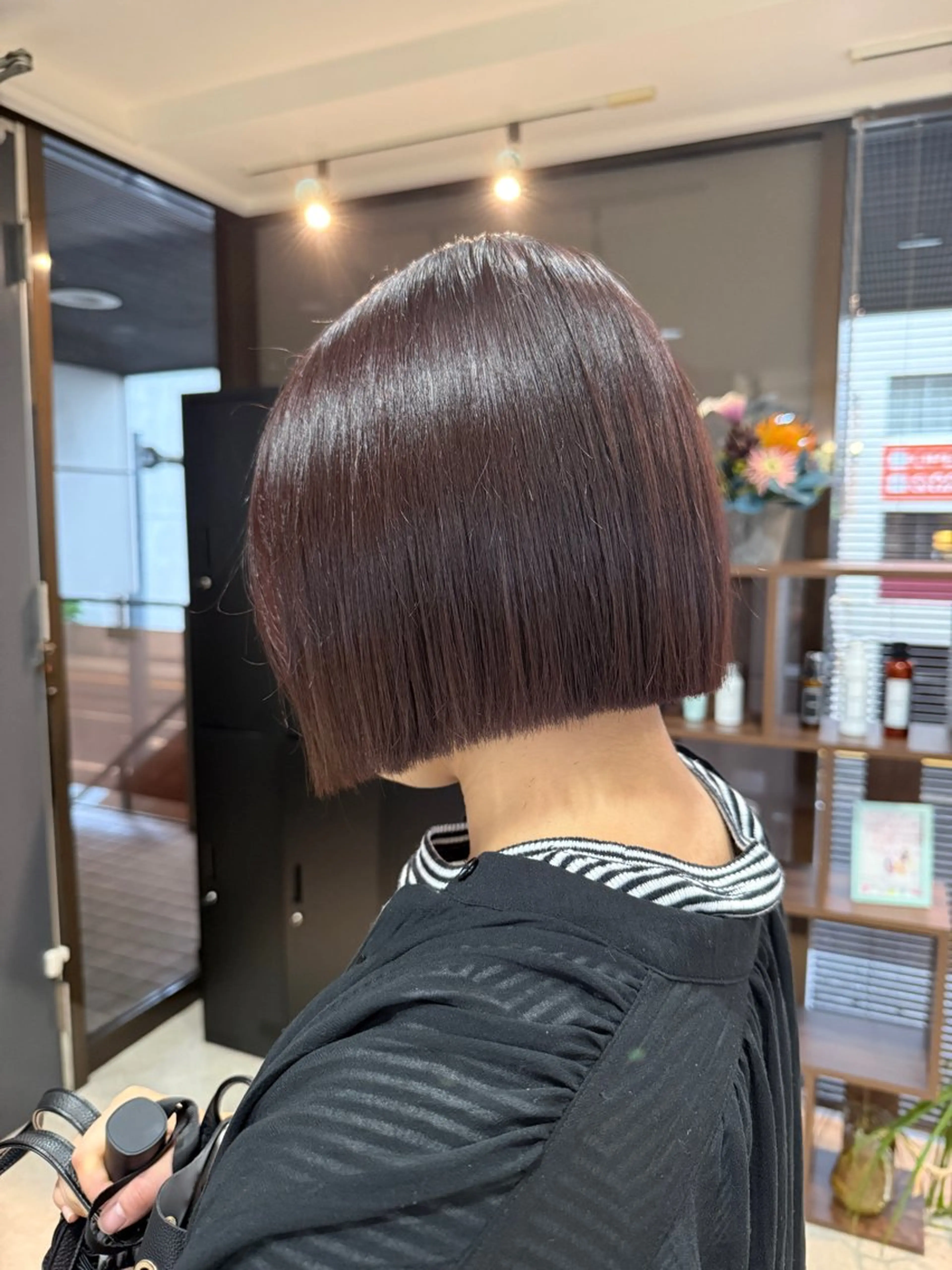 ショート カラー ボブ SHICUNEアサミ /ショート/メンズのヘアスタイル