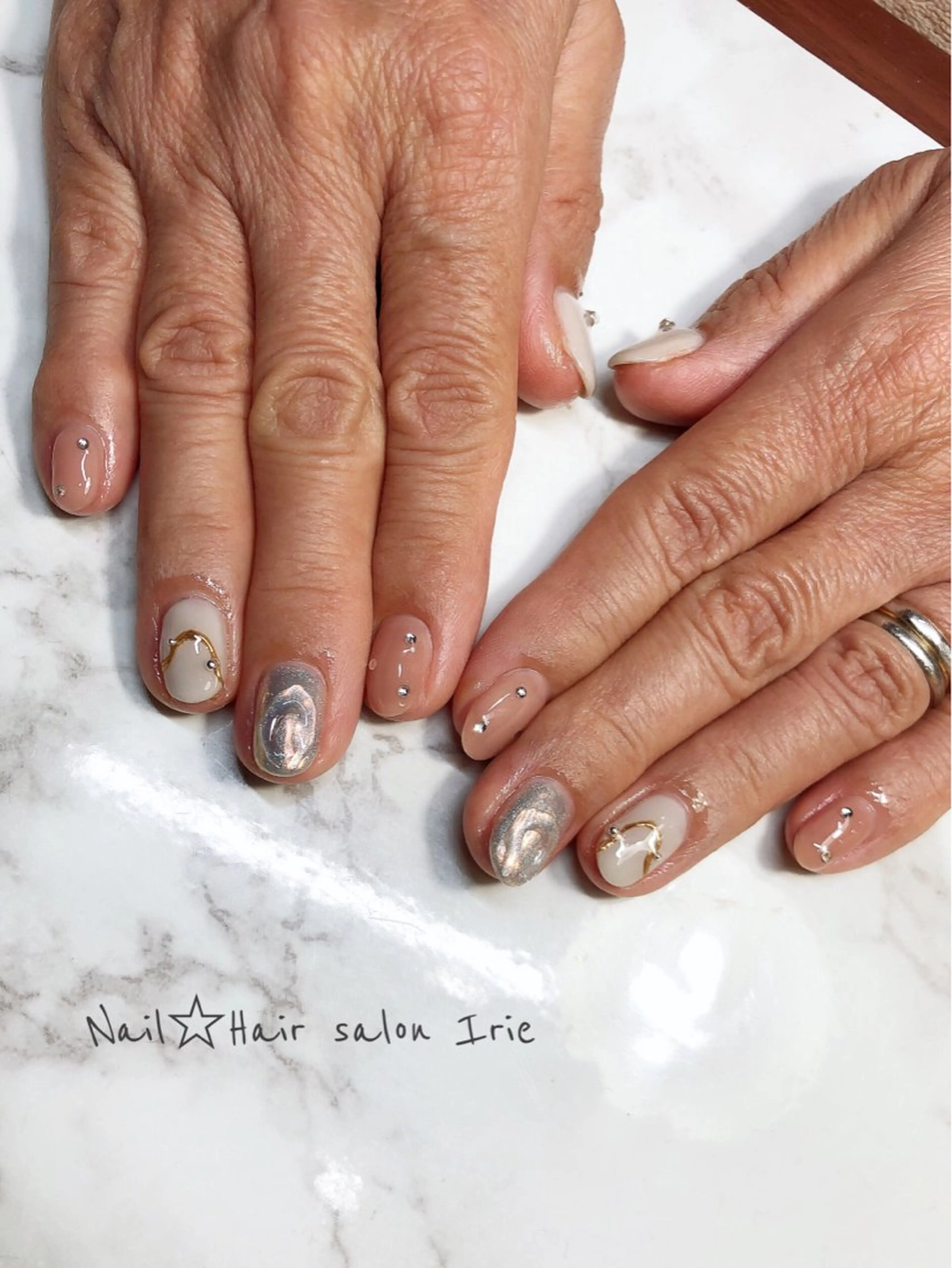 ネイル ハンドネイル Hair salon Irie所属・與儀 知佳のネイルデザイン