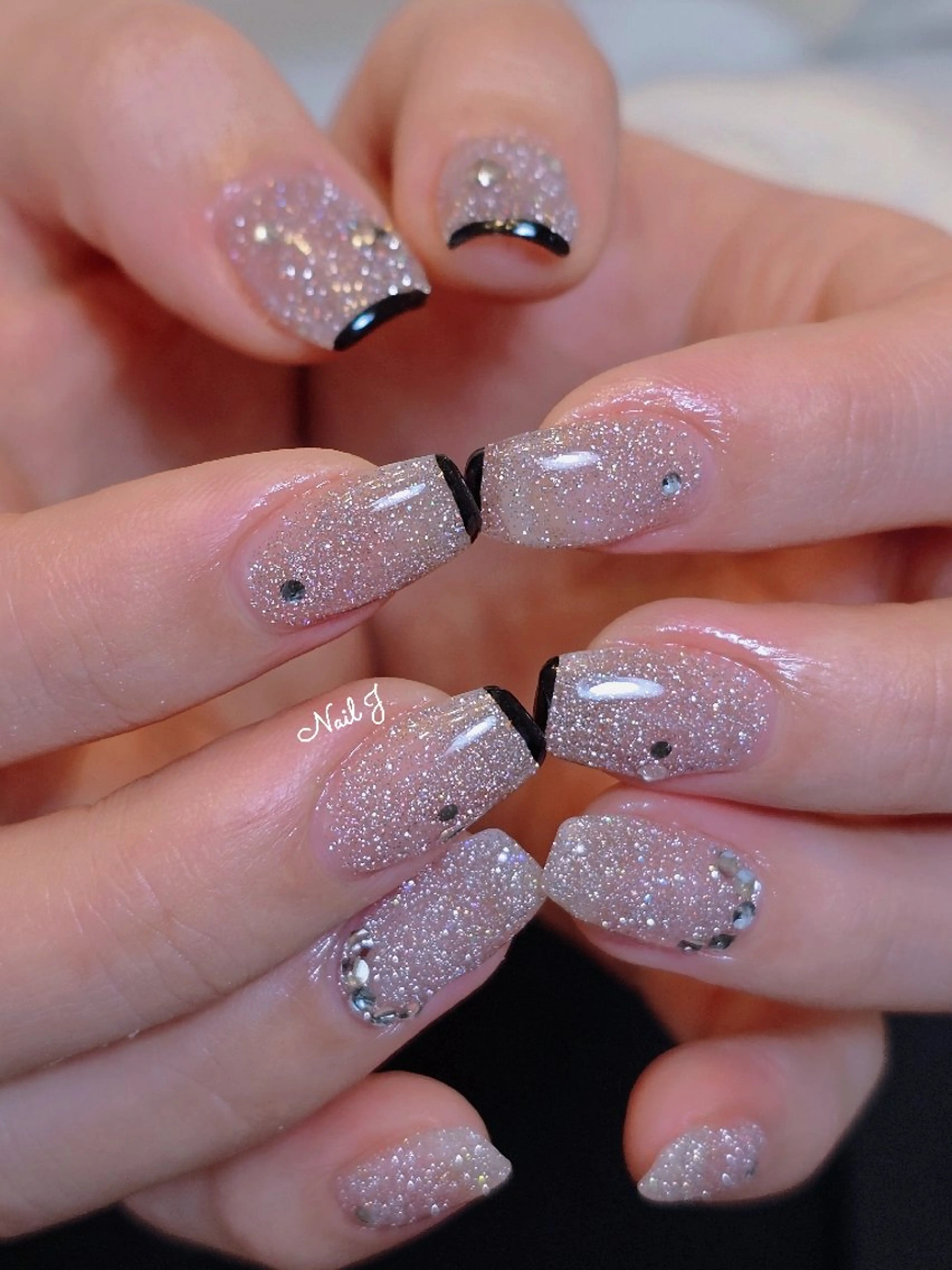 ネイル 韓国ネイル 冬ネイル ハンドネイル Nail Jのネイルデザイン