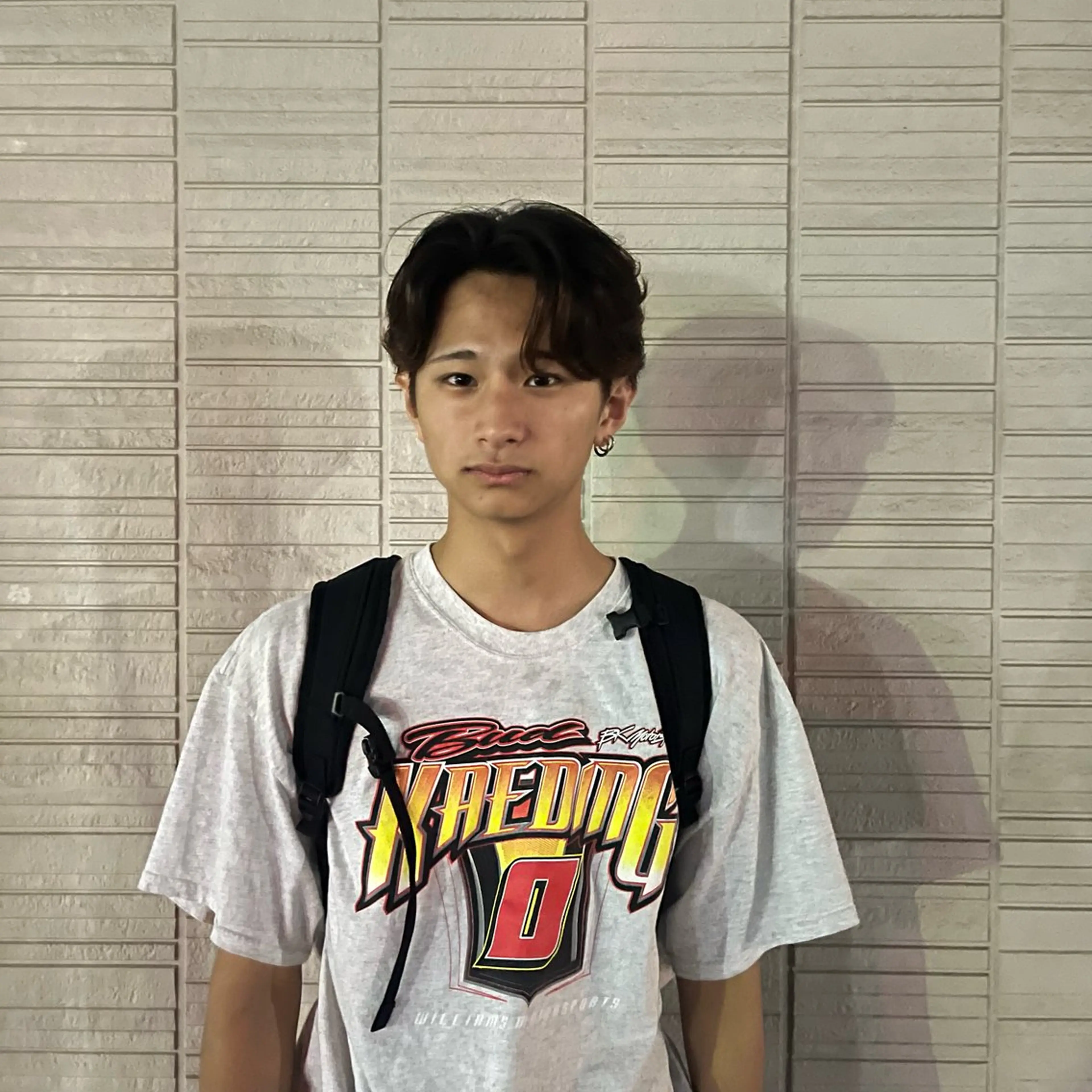 ショート メンズ かきあげバング メンズサロンクロ所属・今井 匠のヘアスタイル