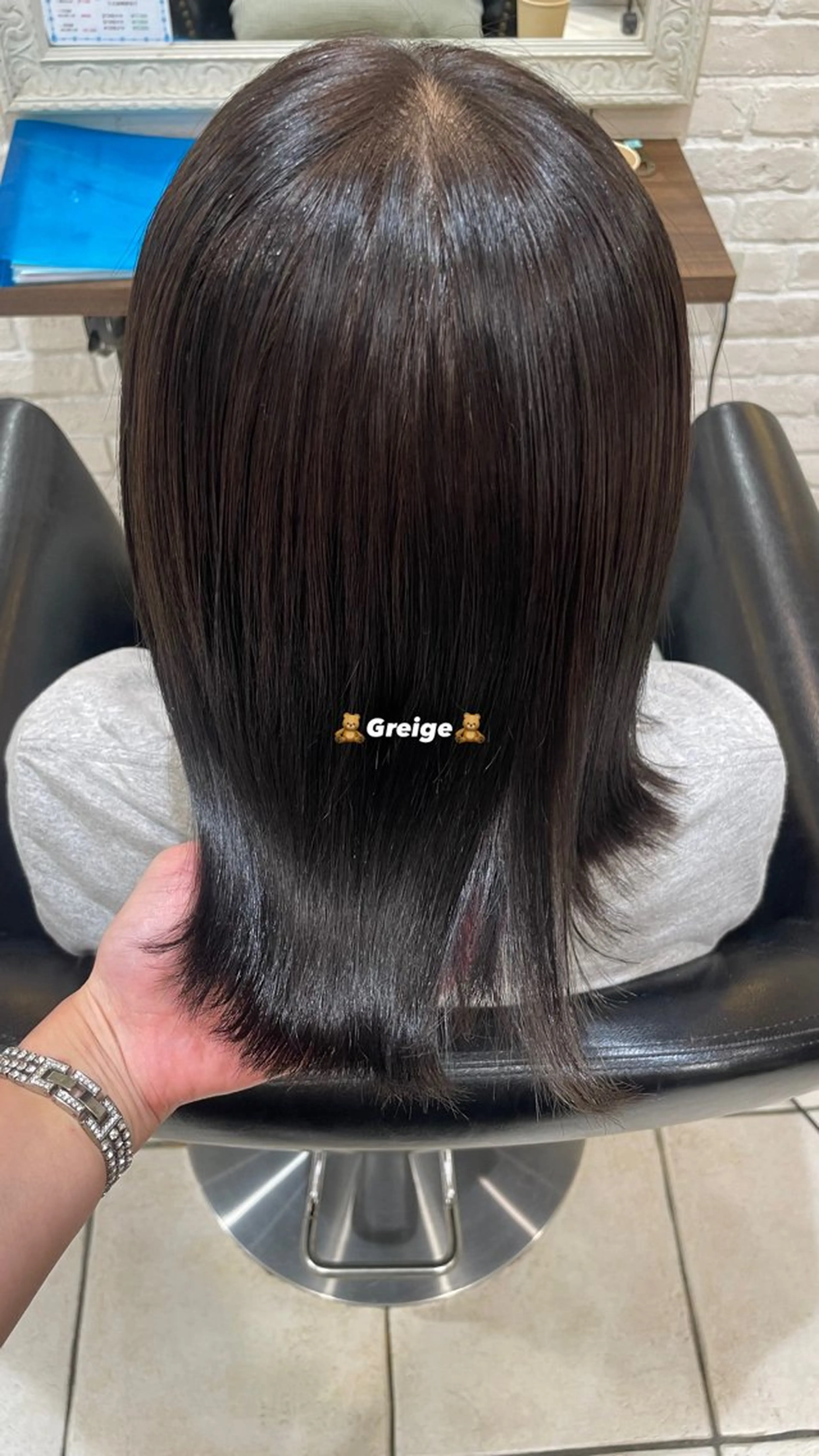 カラー 🩵RIKO🩵 透明感カラー🫧のヘアスタイル