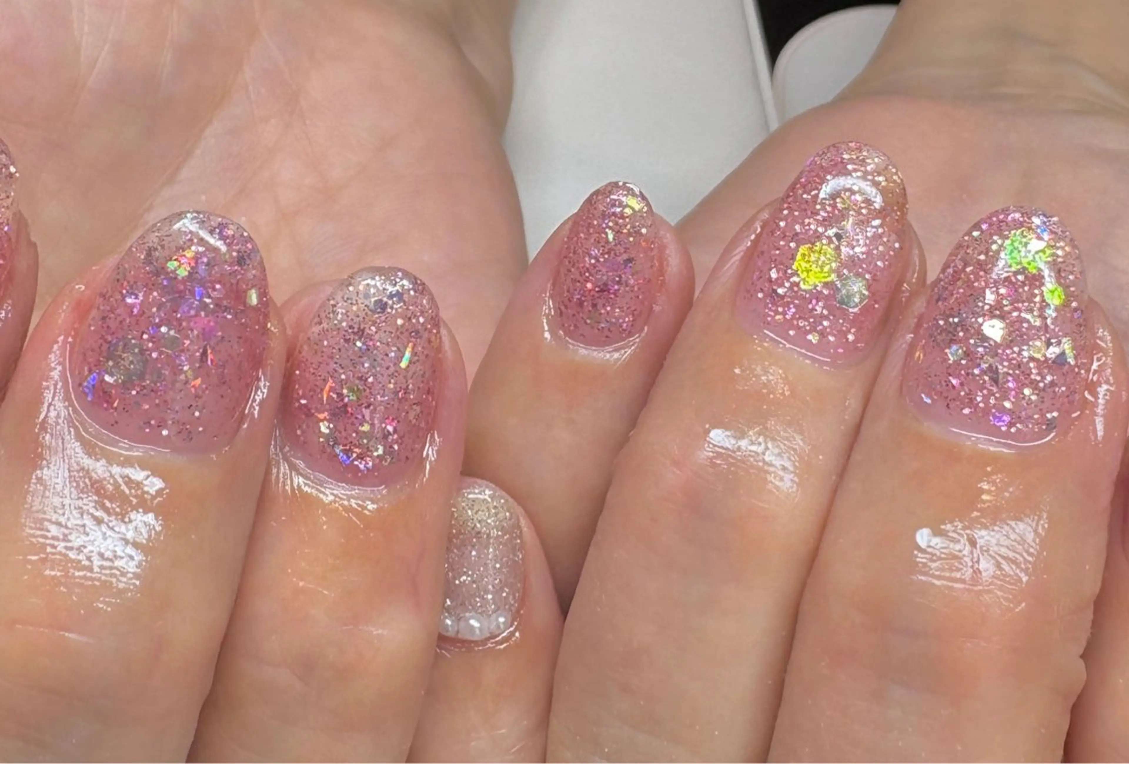 ネイル 長さ出し 持ち込み 春ネイル ハンドネイル N.style所属・Ｎ. styleのネイルデザイン