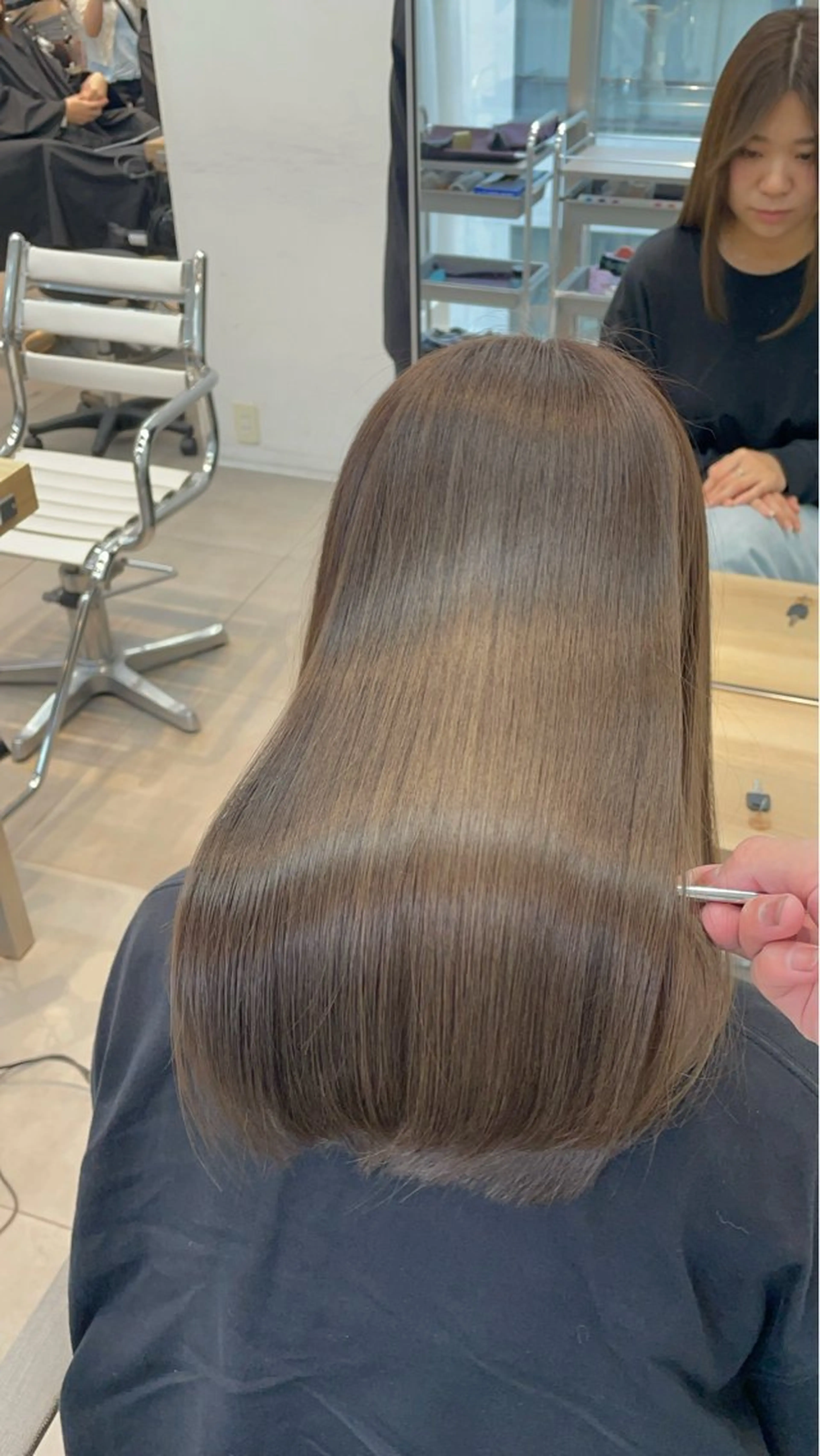 ロング カット 縮毛矯正 トリートメント ヘッドスパ ✨髪質改善✨美髪 矯正🫧小泉のヘアスタイル