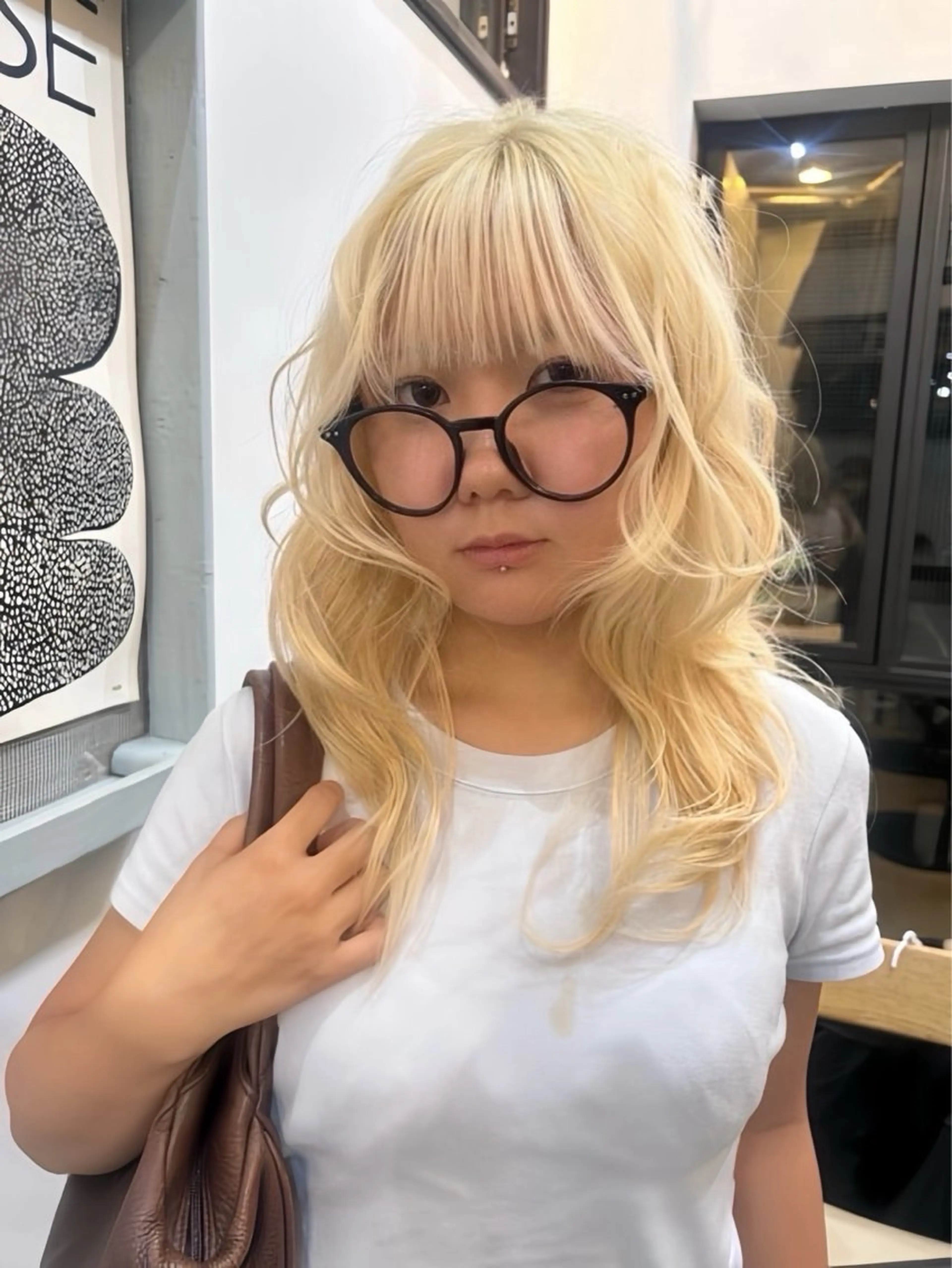 ロング カラー 金尾 凜のヘアスタイル