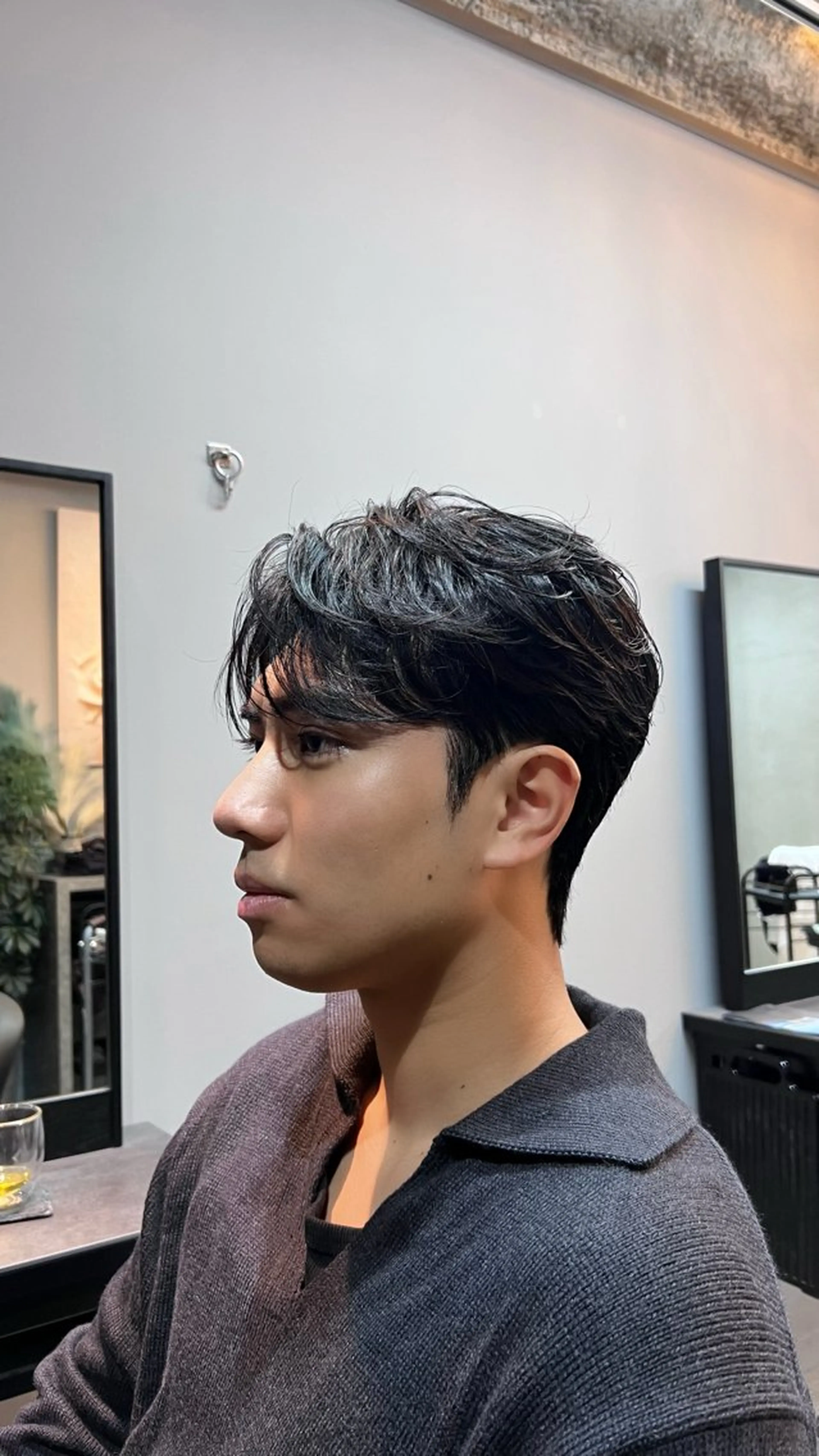 ショート パーマ メンズ ショートヘア カット パーマ Alo所属・💥メンズパーマ /表参道/モント💥のヘアスタイル