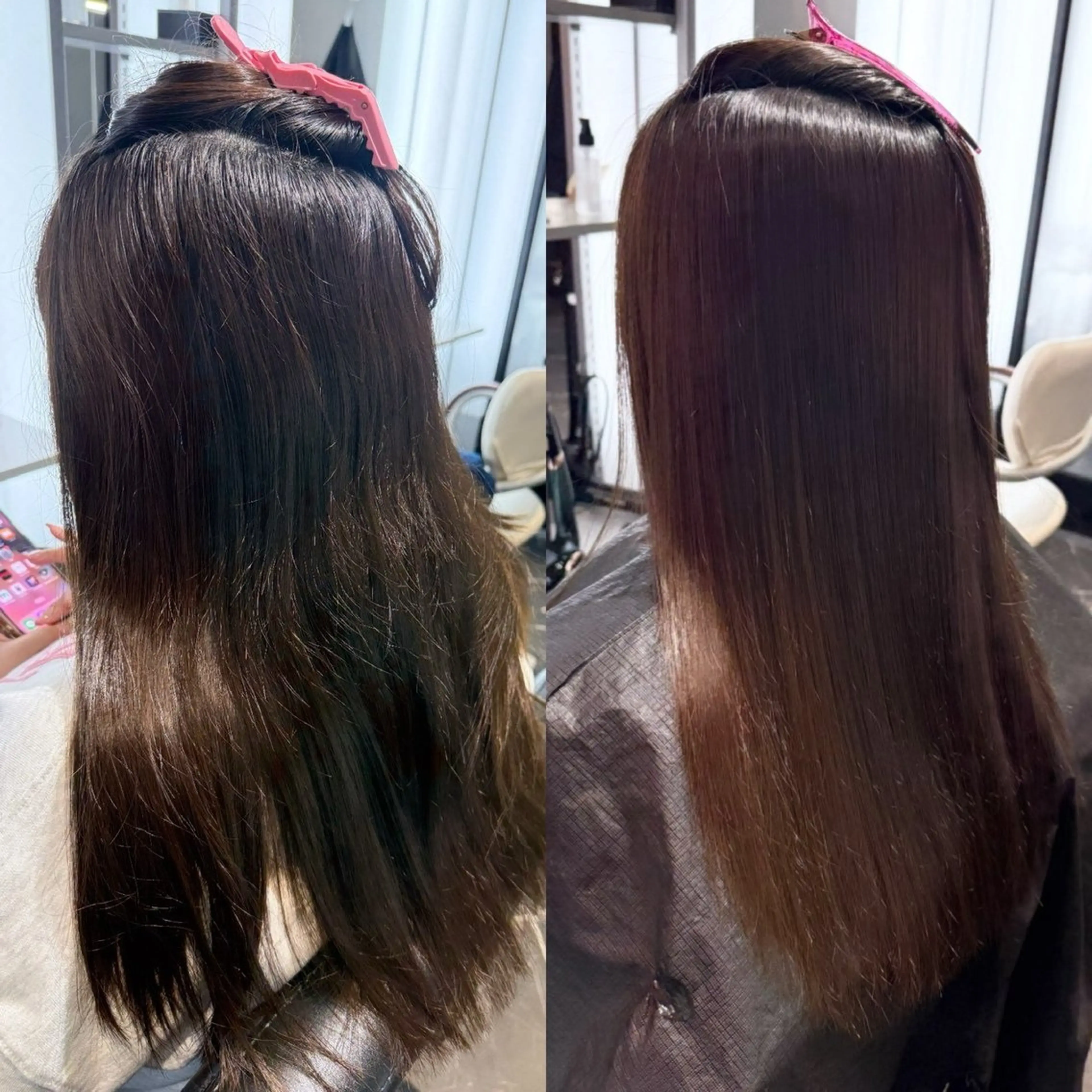 【癖毛うねり解消】スタンダード酸性ストレート（縮毛矯正）+トリートメント3000円の写真