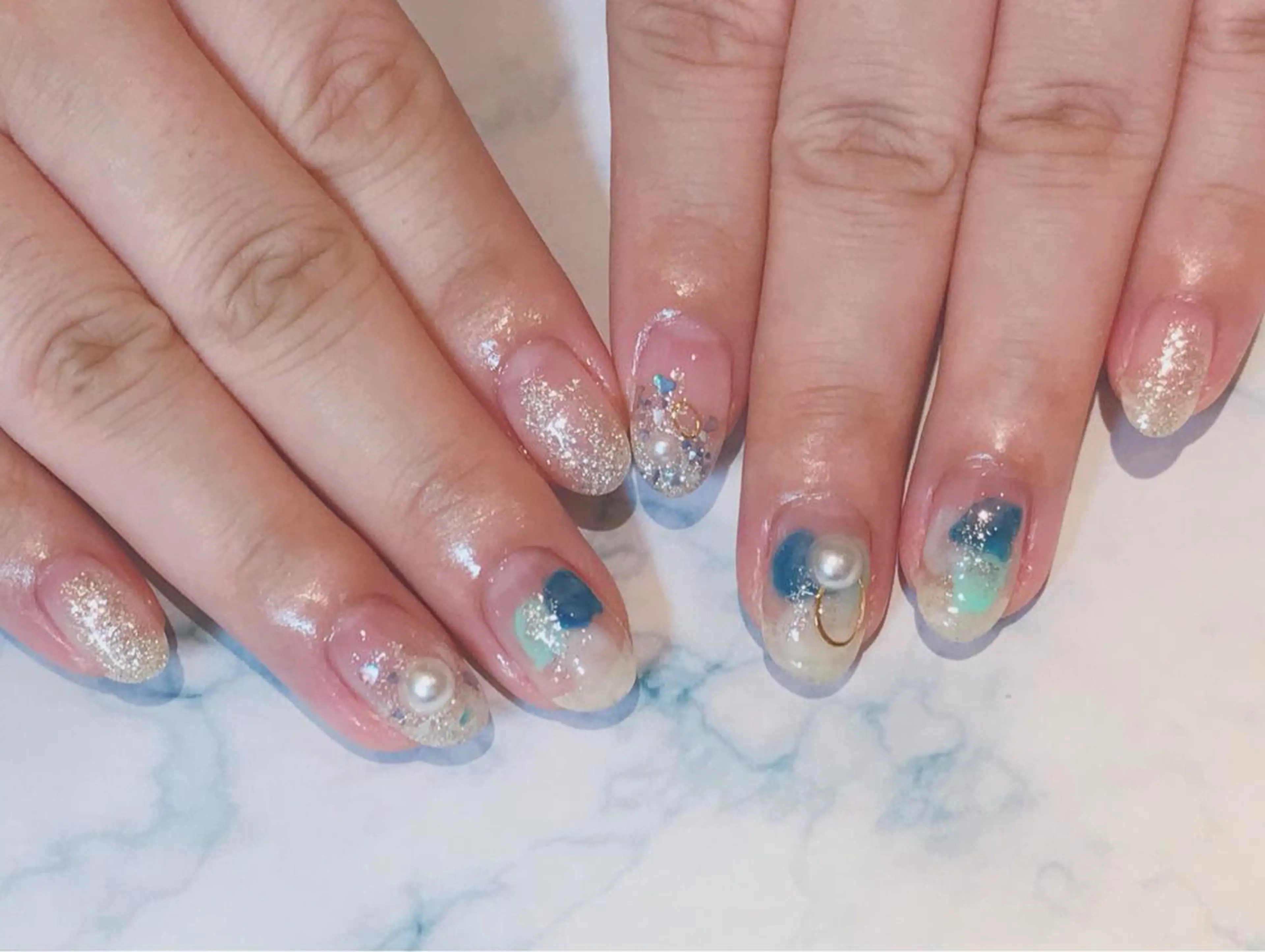 ネイル ハンドネイル LUKE所属・もとまつ さちこのネイルデザイン