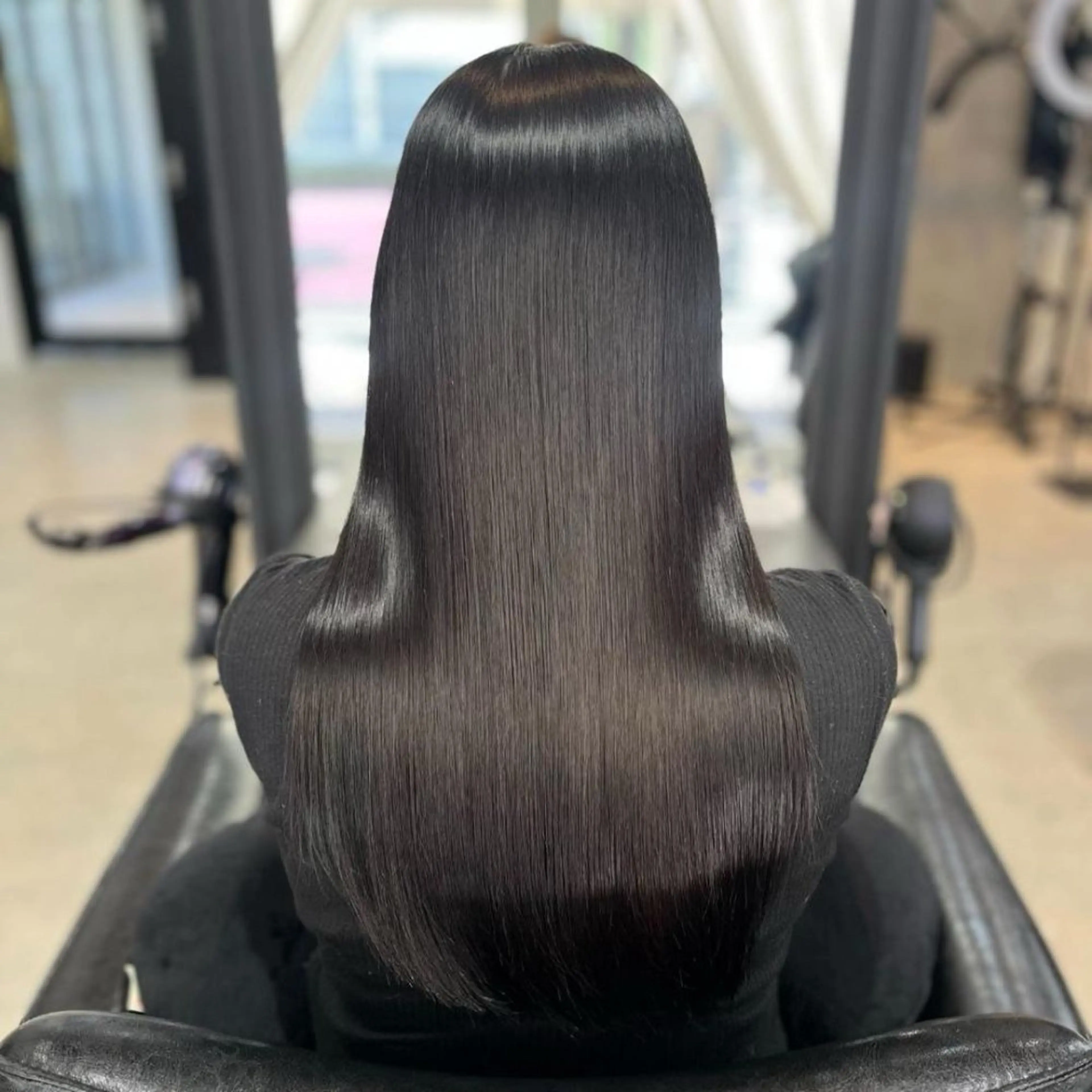 ロング 髪質改善 カット 縮毛矯正 トリートメント ⭕鏡のような劇艶/ 賀川サトシ⭕️のヘアスタイル