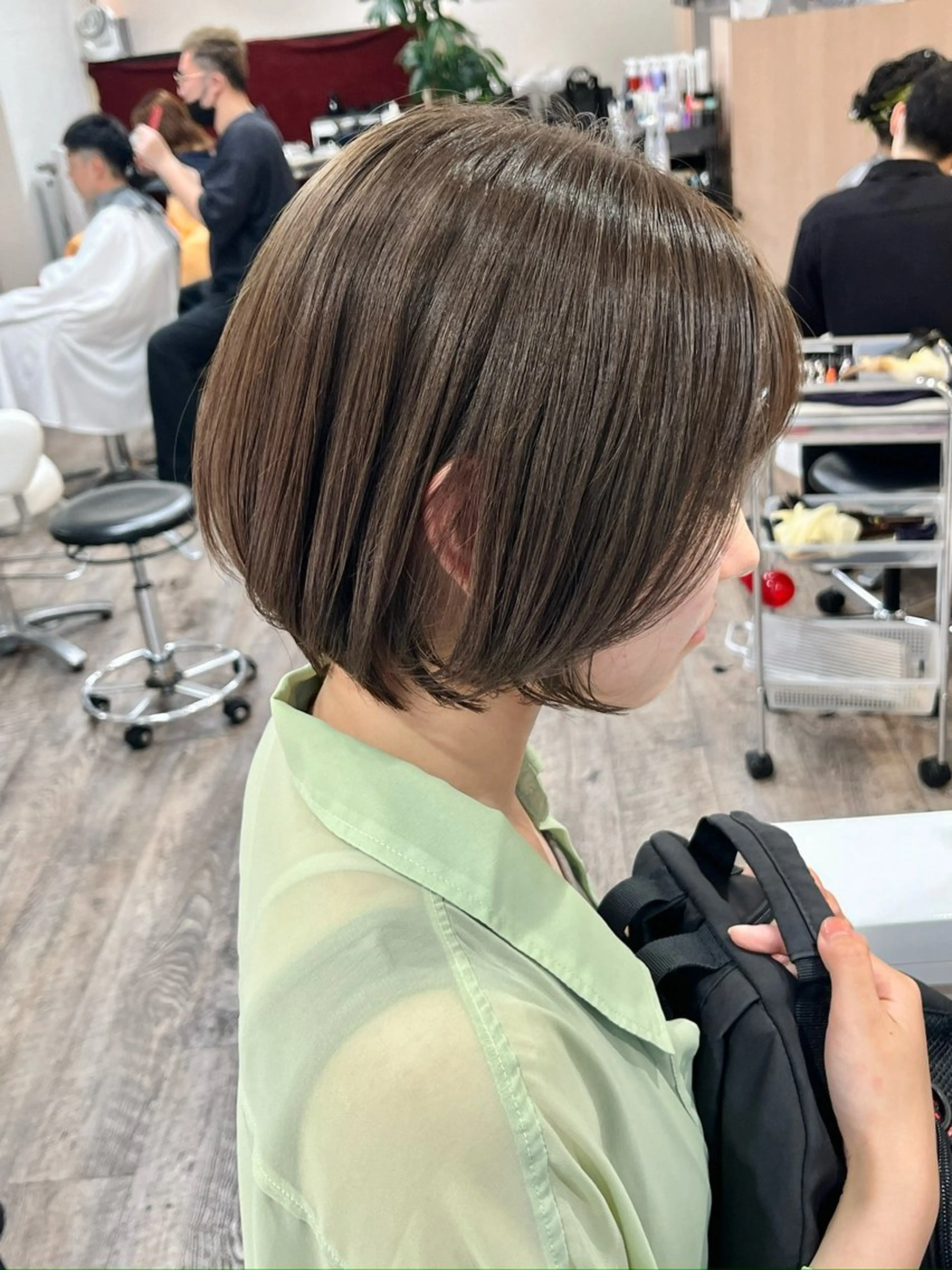 ショート カット トリートメント 福島 諒のヘアスタイル