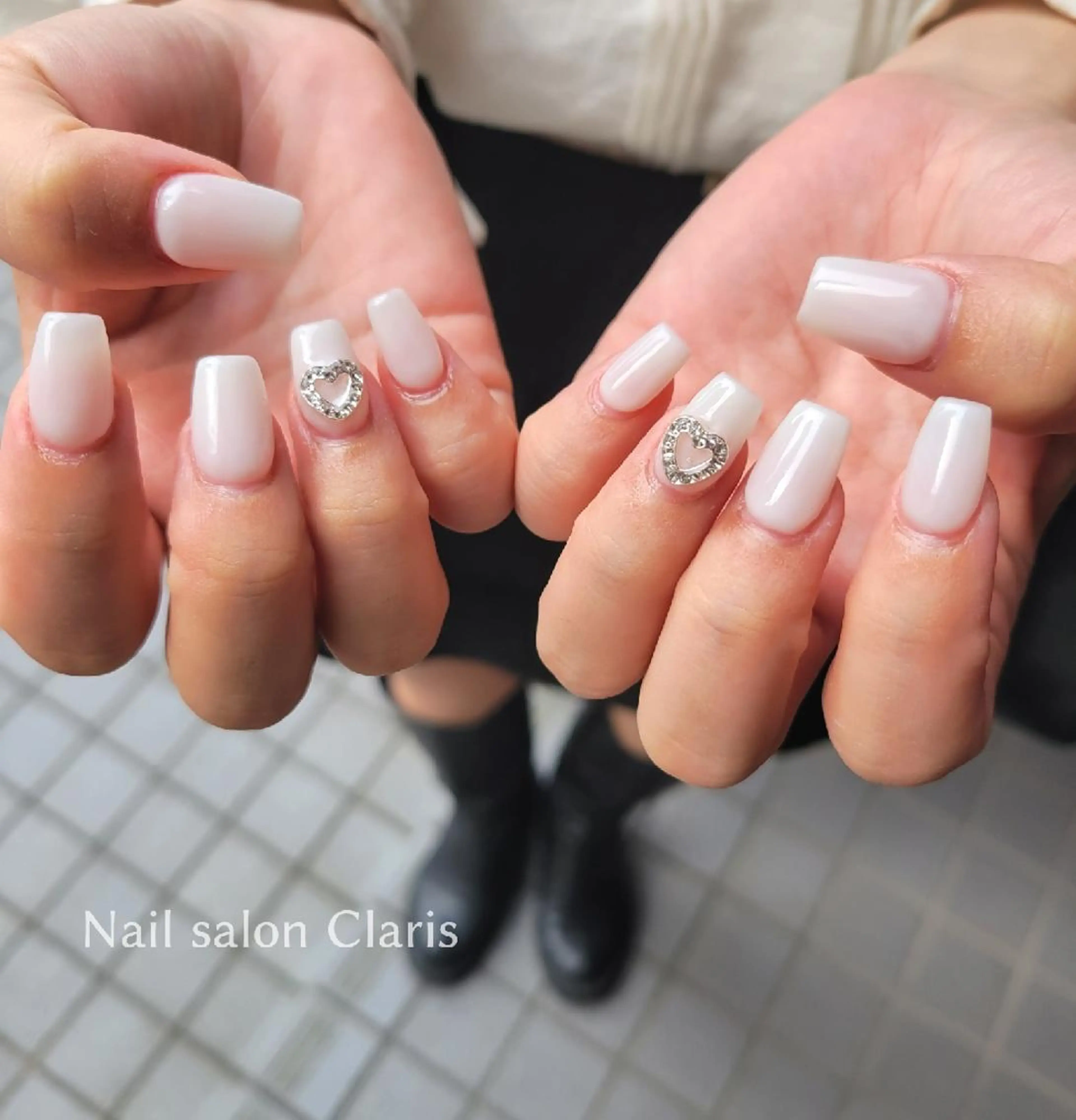 ショート ネイル ワンカラーネイル スカルプネイル Nailsalon Claris所属・Nailsalon Clarisのネイルデザイン