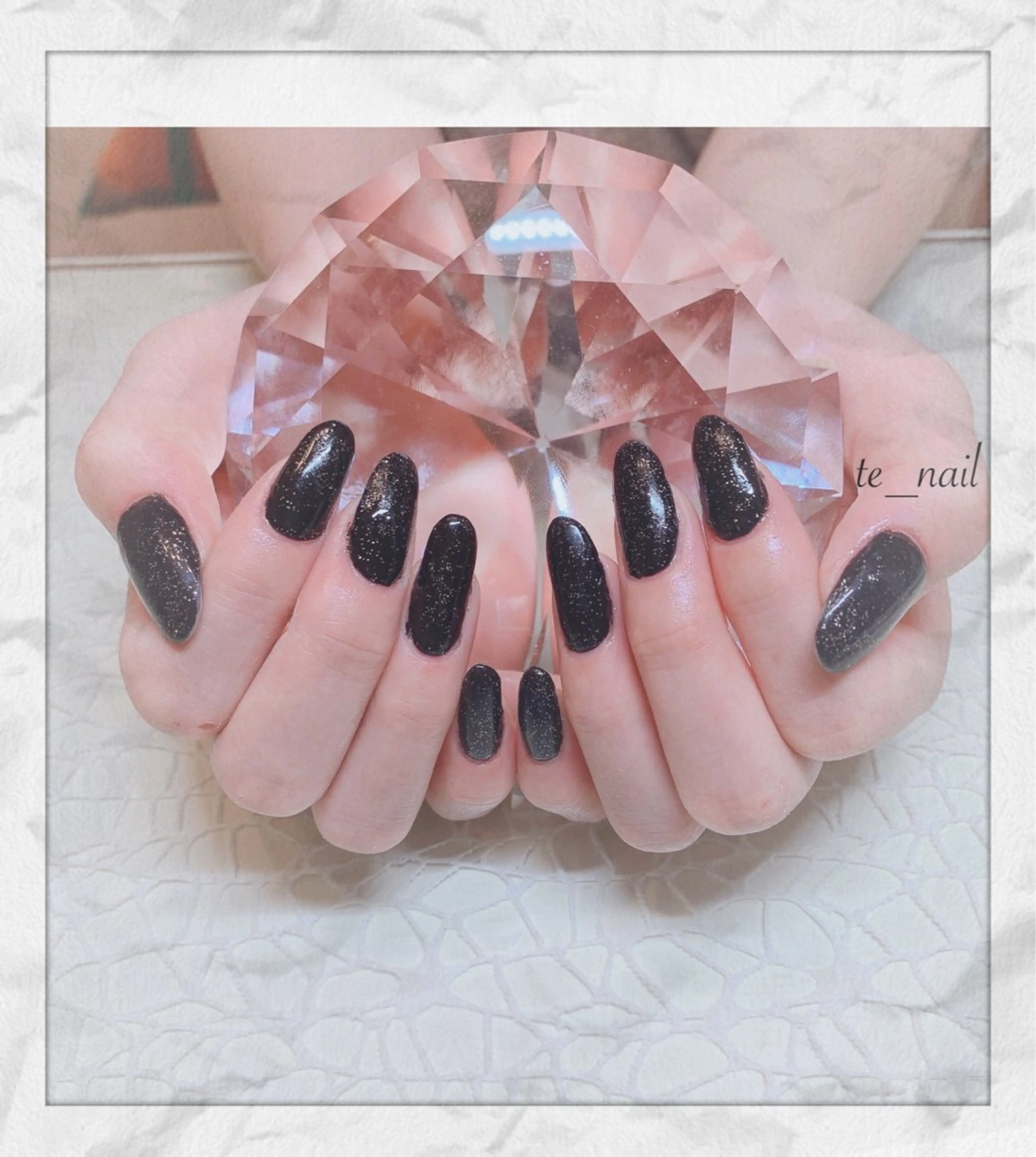 ネイル オーロラネイル ラメ(グリッター) ワンカラーネイル ｔe_ nailのネイルデザイン