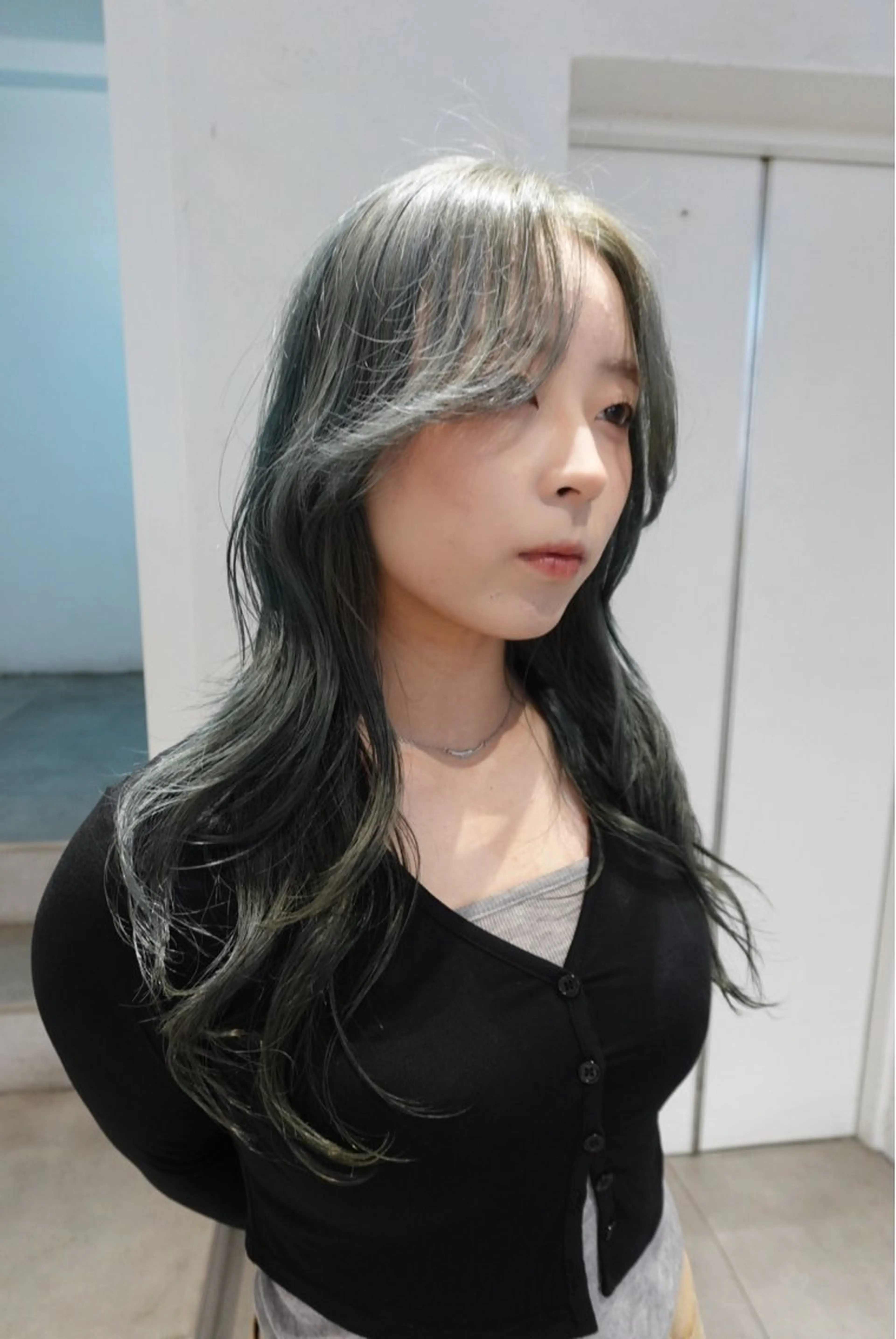 カラー カット ヘアカラー ハッシュレイヤー/ ハイトーン/senaのヘアスタイル