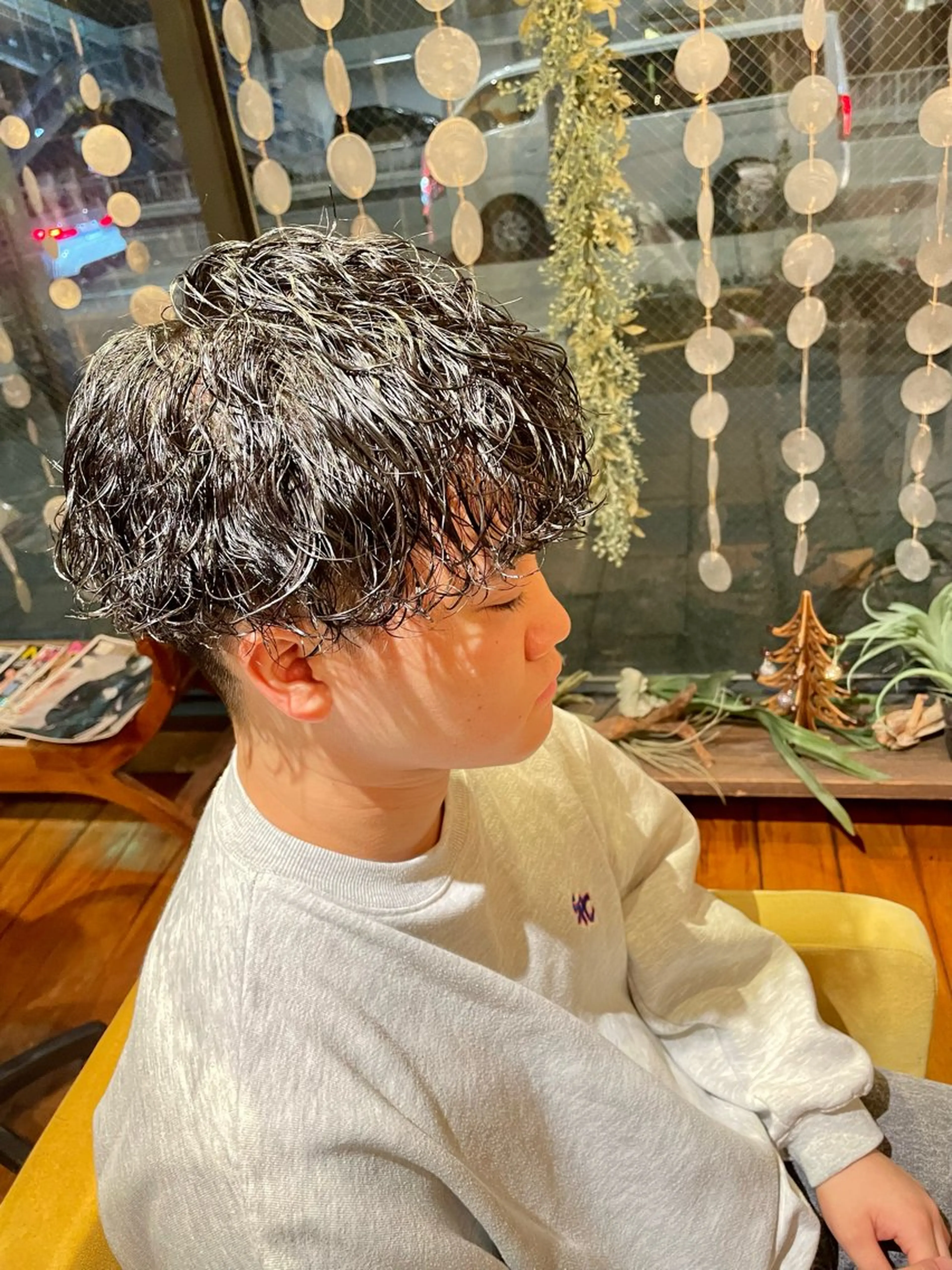 メンズ メンズパーマ 波巻きパーマ パーマ suka  hair所属・タイチ メンズ専門のヘアスタイル