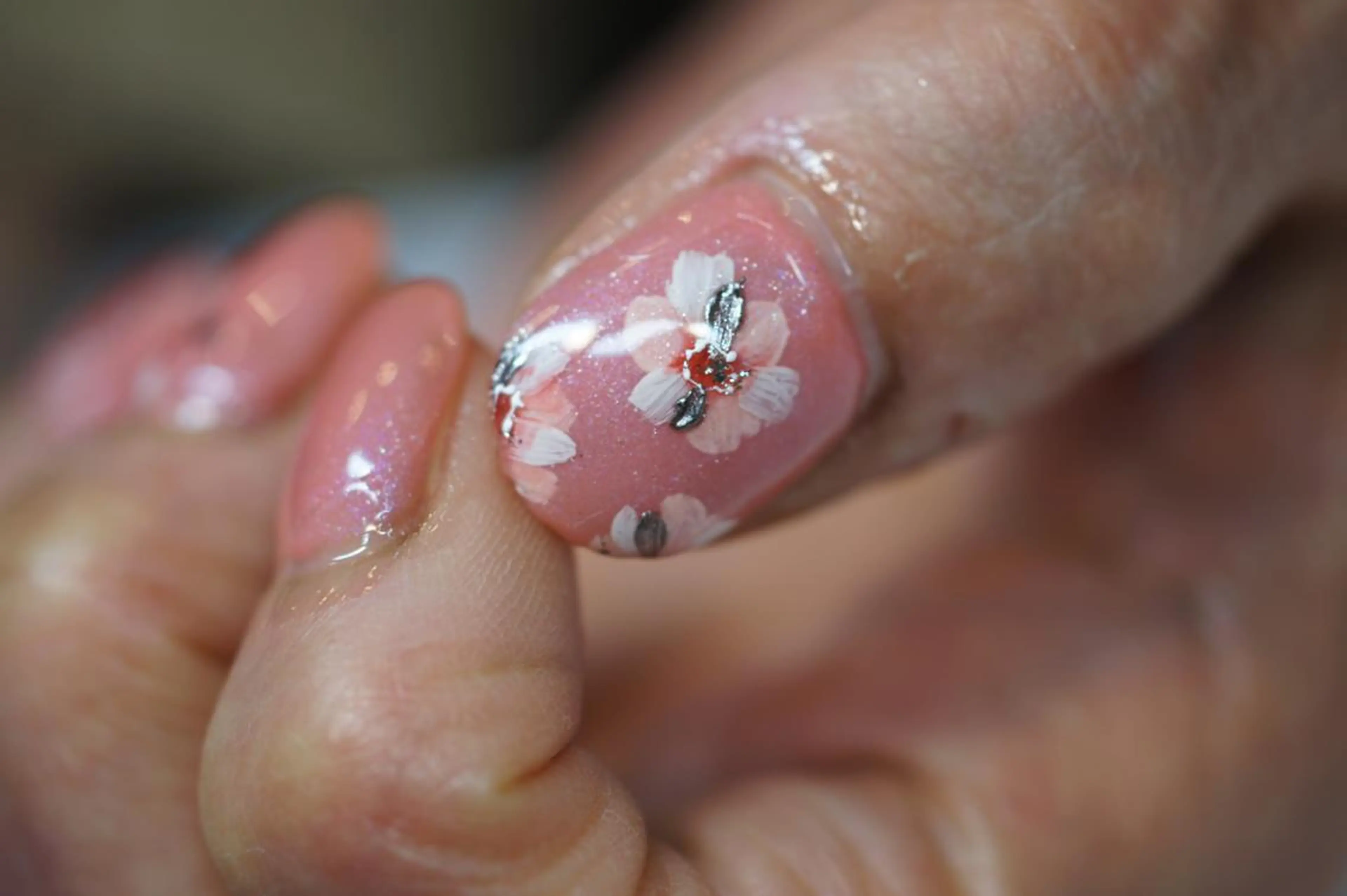 ネイル アートネイル フラワーネイル nails muu まゆのネイルデザイン