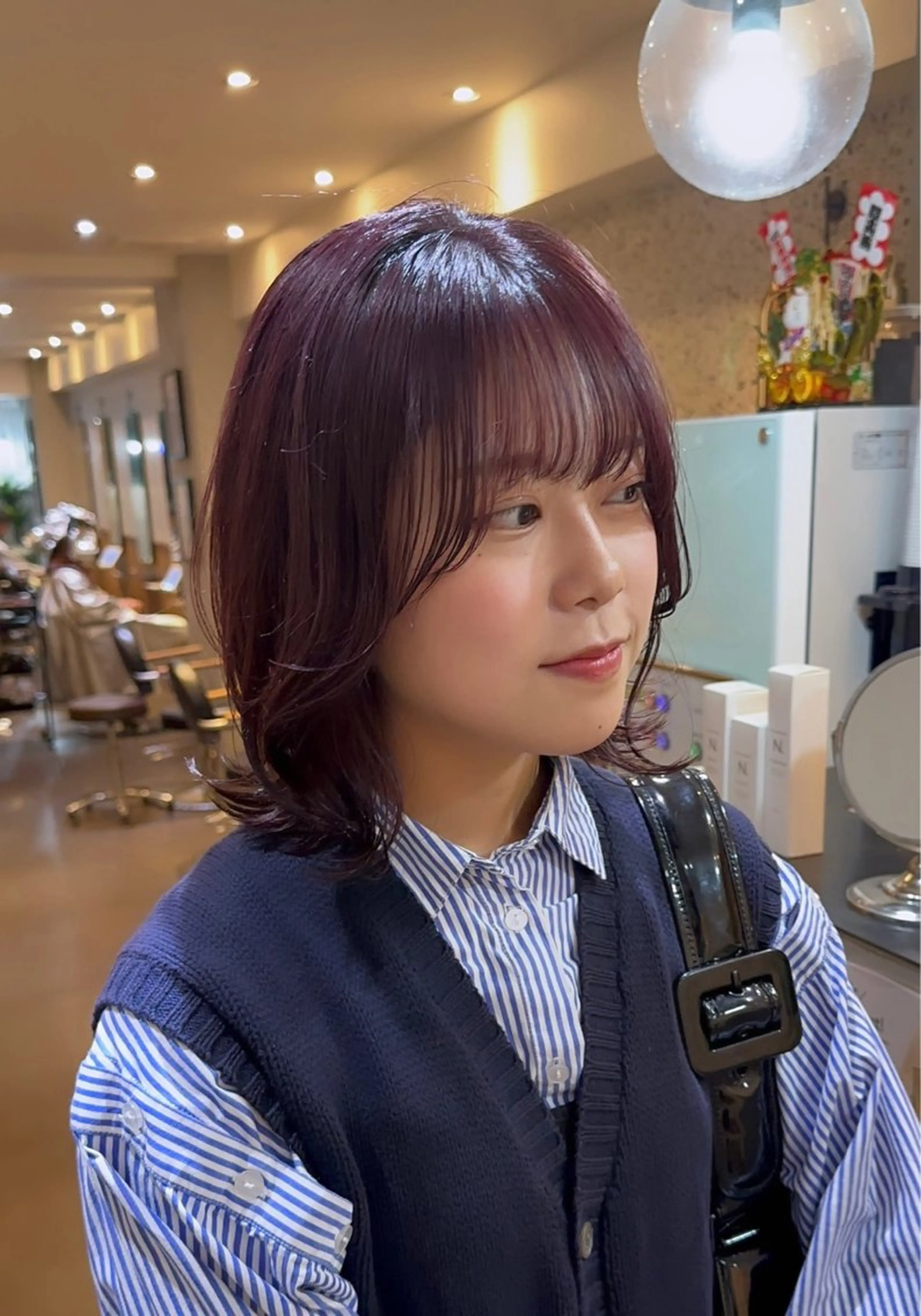 ロング カラー パーマ ヘアアレンジ メンズ 🍀髪質改善 ケアカラーrootsのヘアスタイル