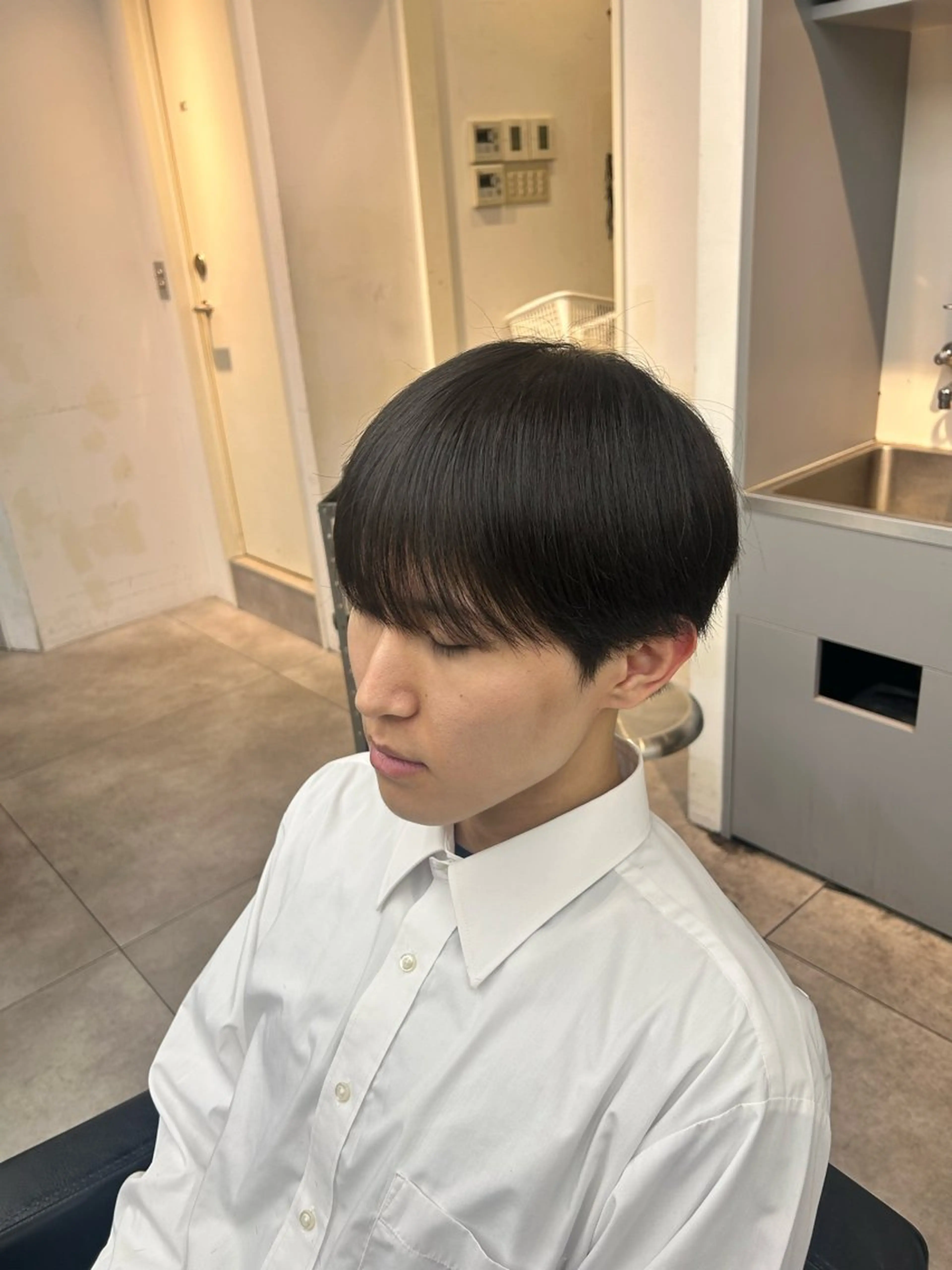 メンズ マッシュ シースルーマッシュ メンズフィール東梅田店所属・メンズ特化✨️ 右田 聖妃のヘアスタイル