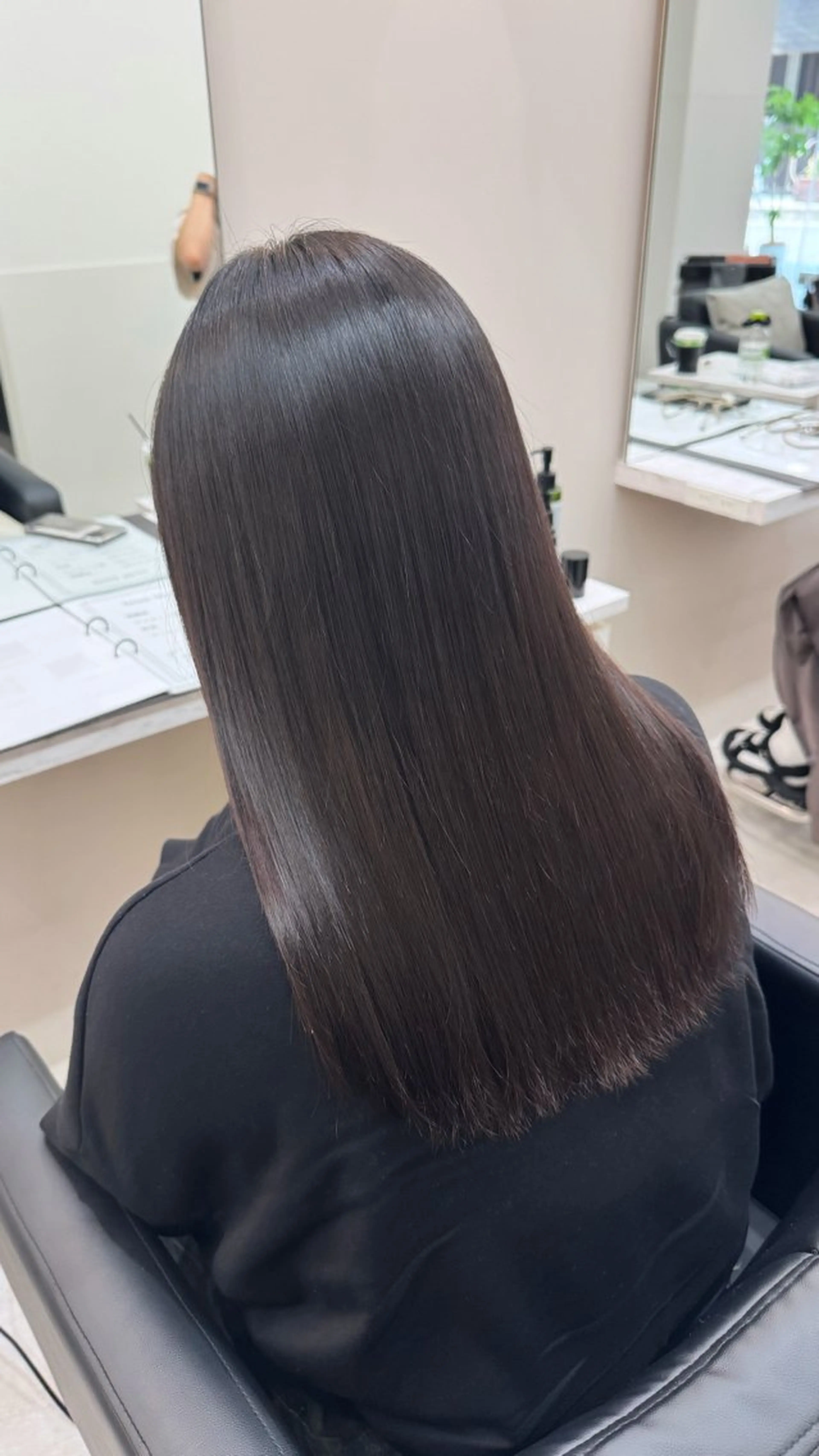 セミロング 髪質改善 カット 縮毛矯正 箕面/ボブ/ 髪質改善/加藤優眞のヘアスタイル