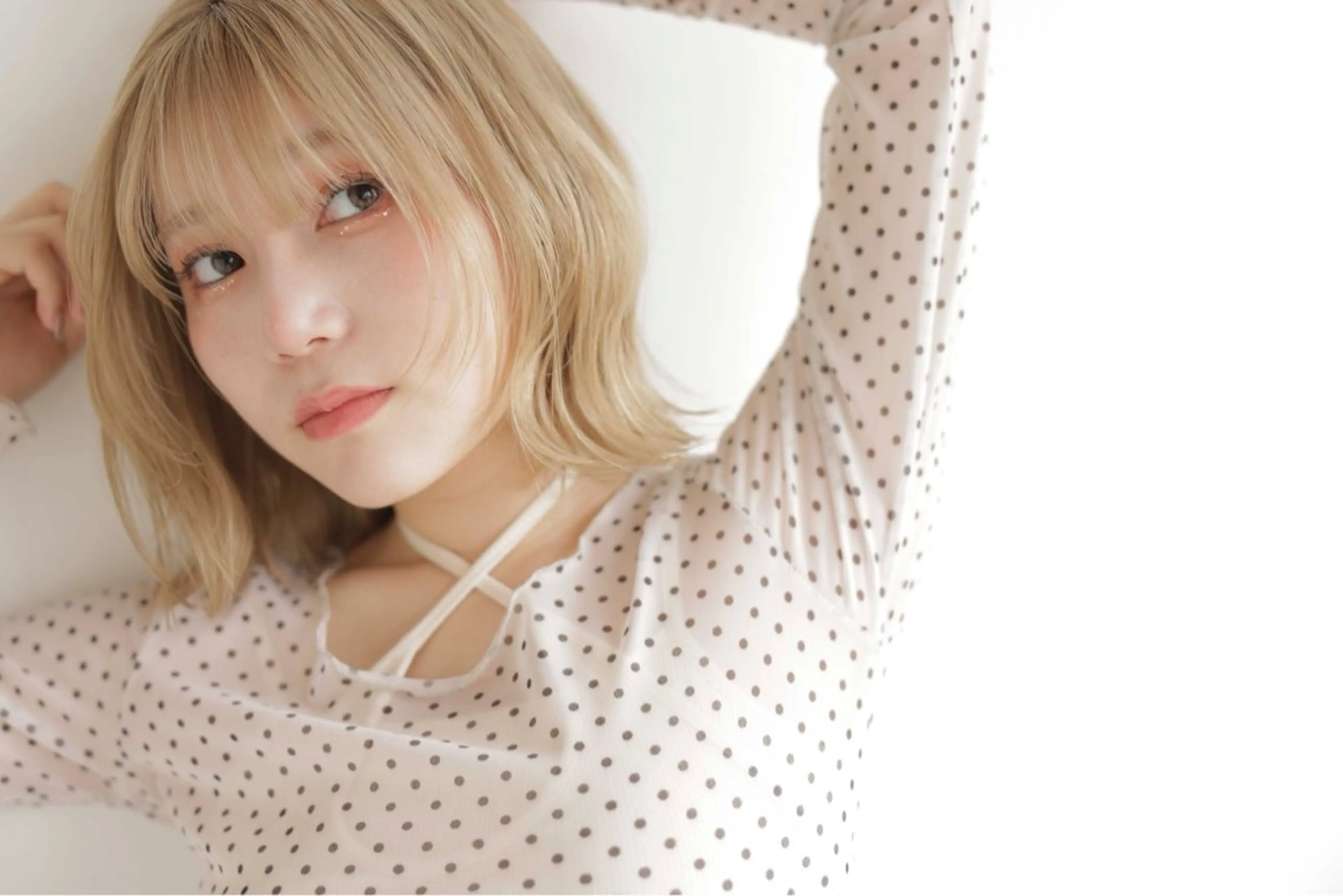 ミディアム カラー ヘアアレンジ 暖色カラー / minoriのヘアスタイル