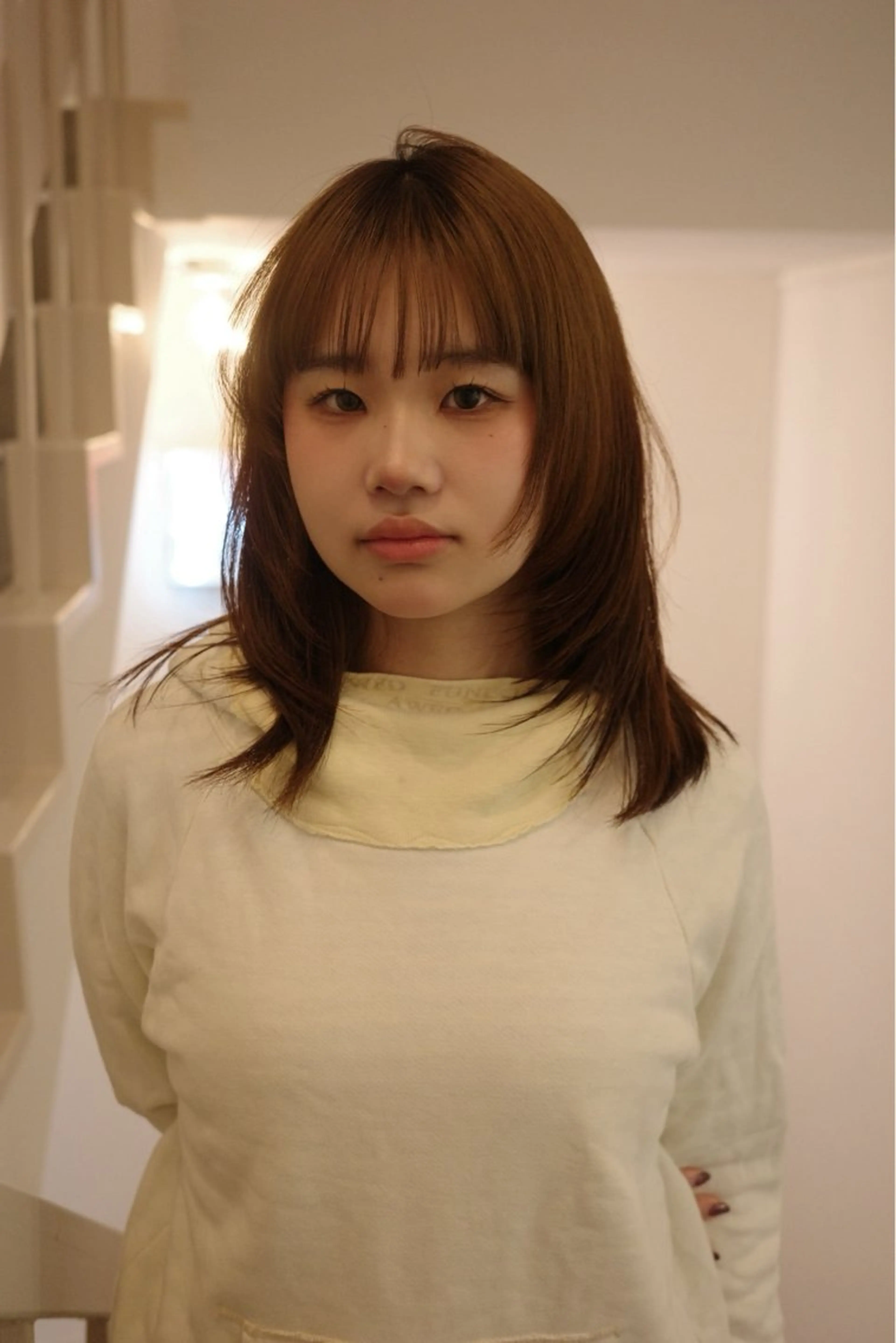 ミディアム カラー GO TO DAY SHAIRE SALON SHIBUYA SOL所属・半個室サロン 早坂僚太のヘアスタイル