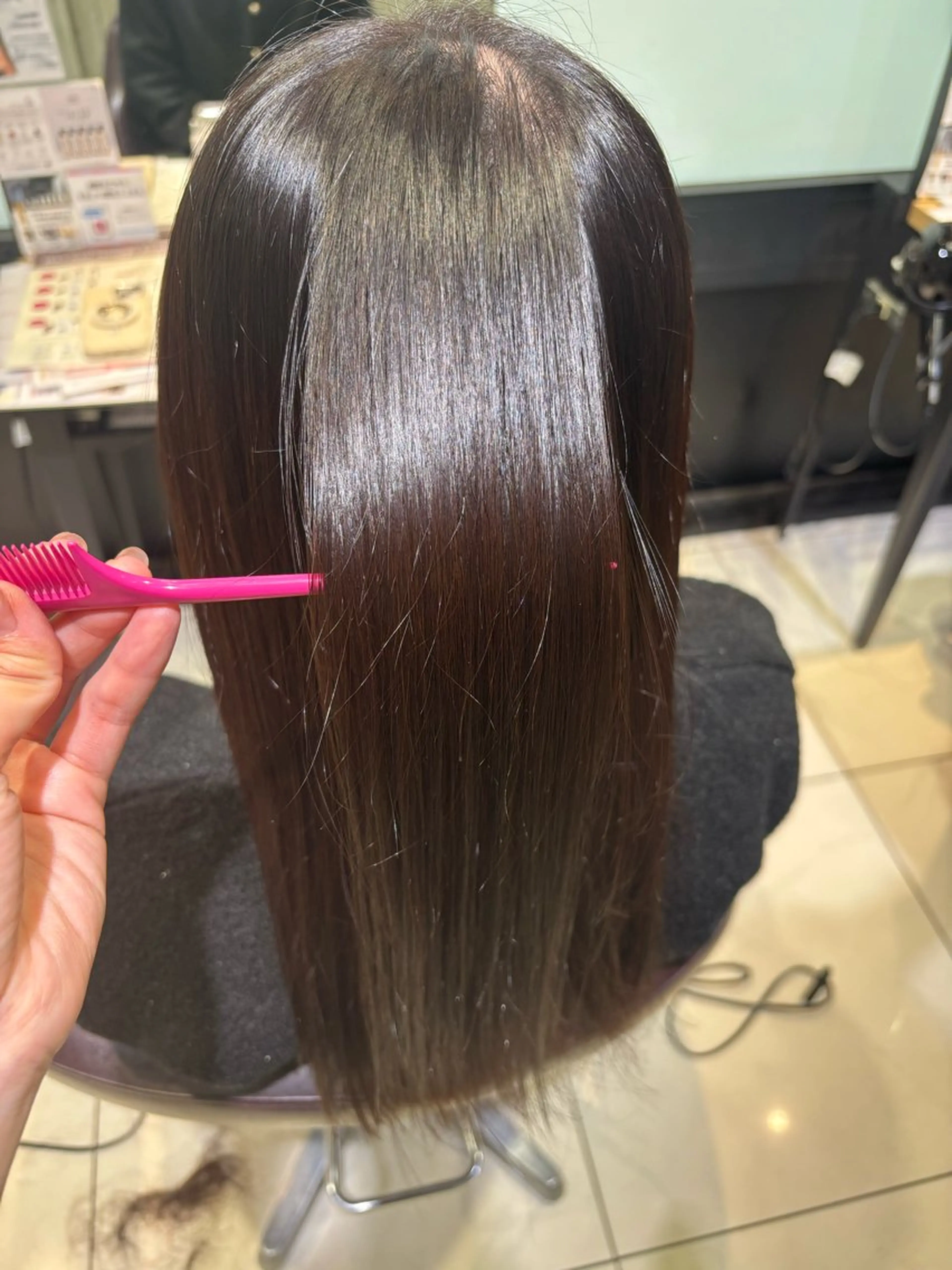 ロング カラー カット トリートメント 髪質改善韓国レイヤー /艶カラー/miyuのヘアスタイル