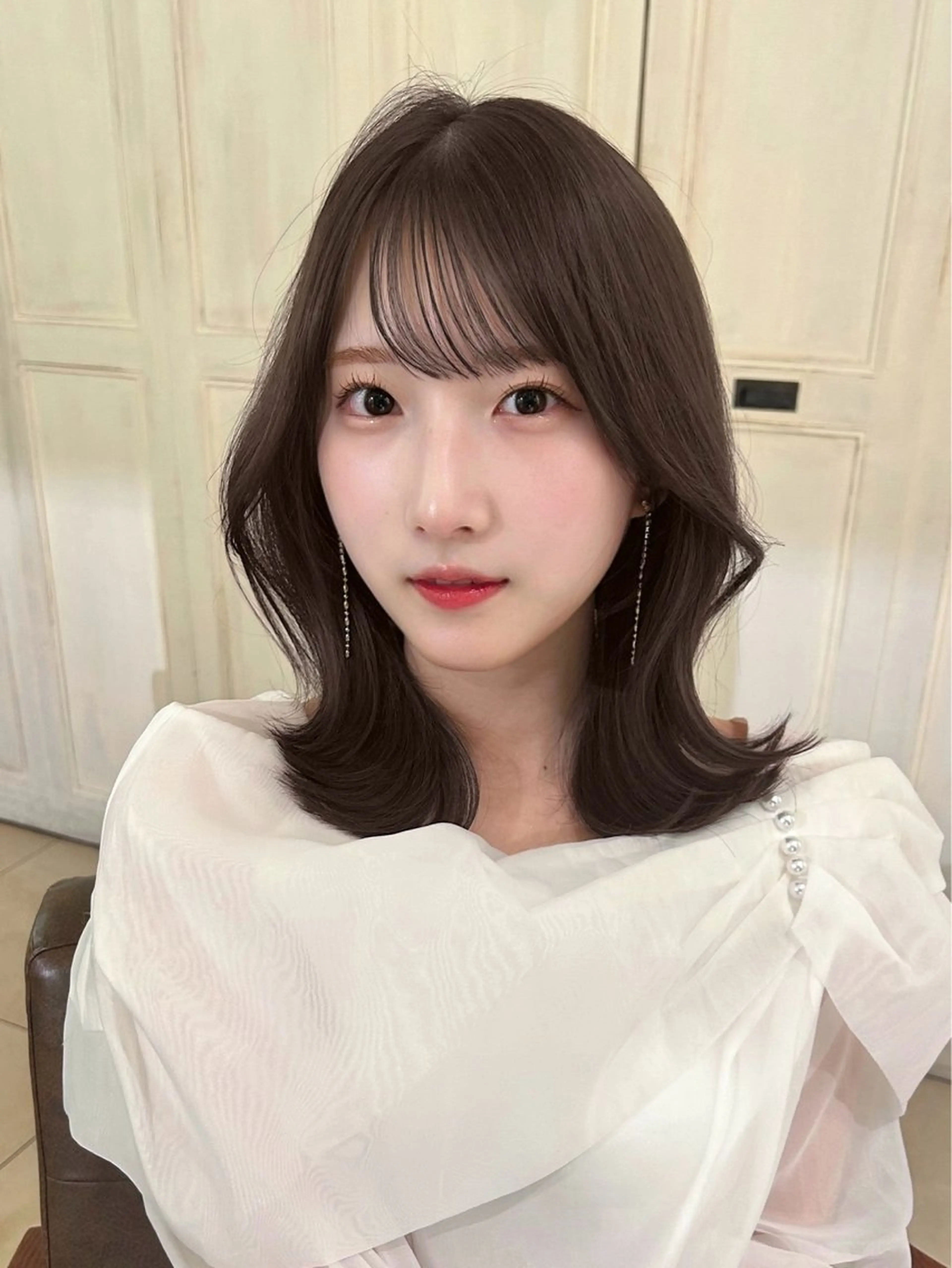 ミディアム 髪質改善透明感カラー 🩶Nanakoのヘアスタイル