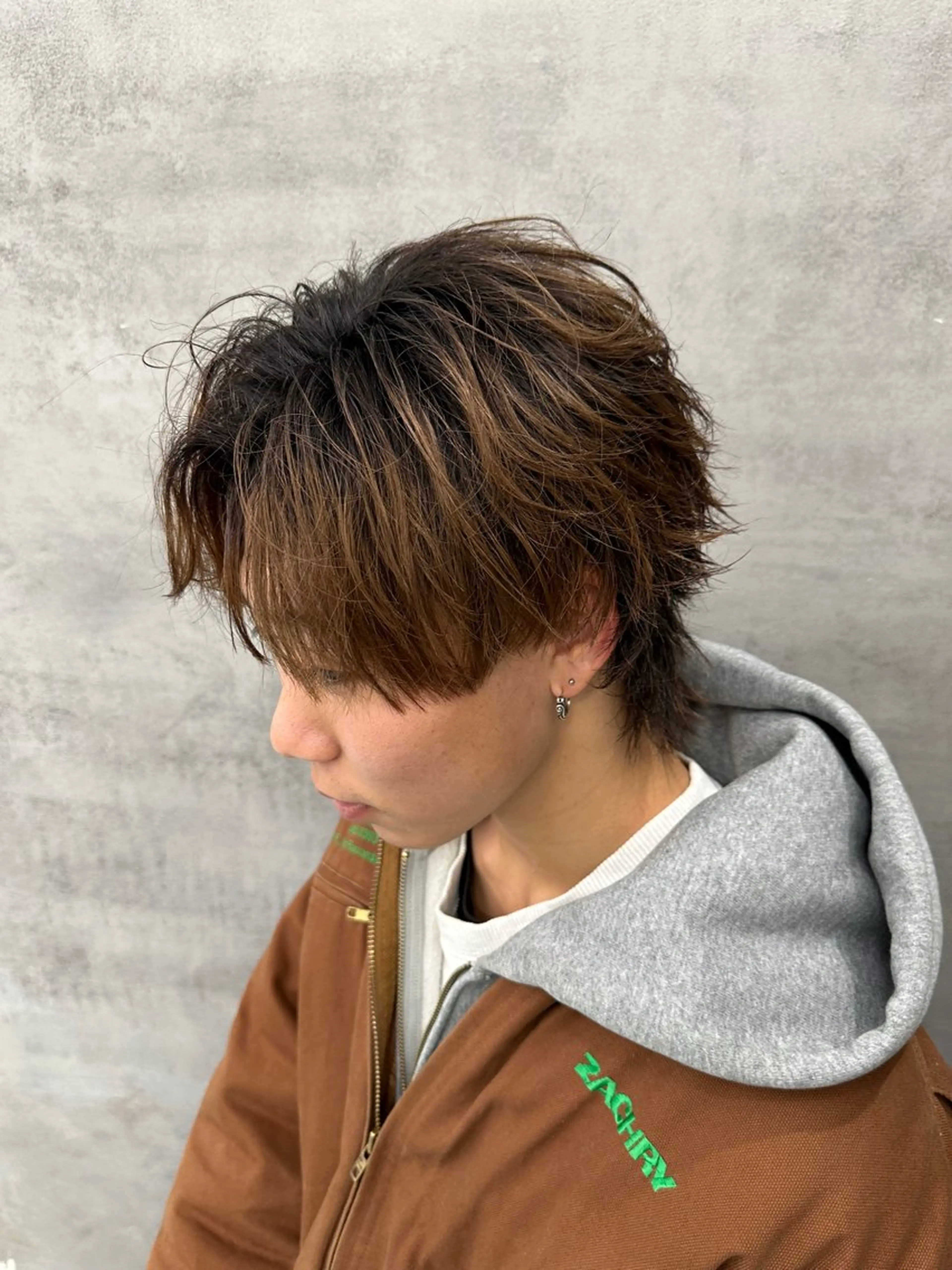 ミディアム ヘアアレンジ メンズ NEXT NEO所属・メンズヘア静岡 ✂︎Ryuheiのヘアスタイル