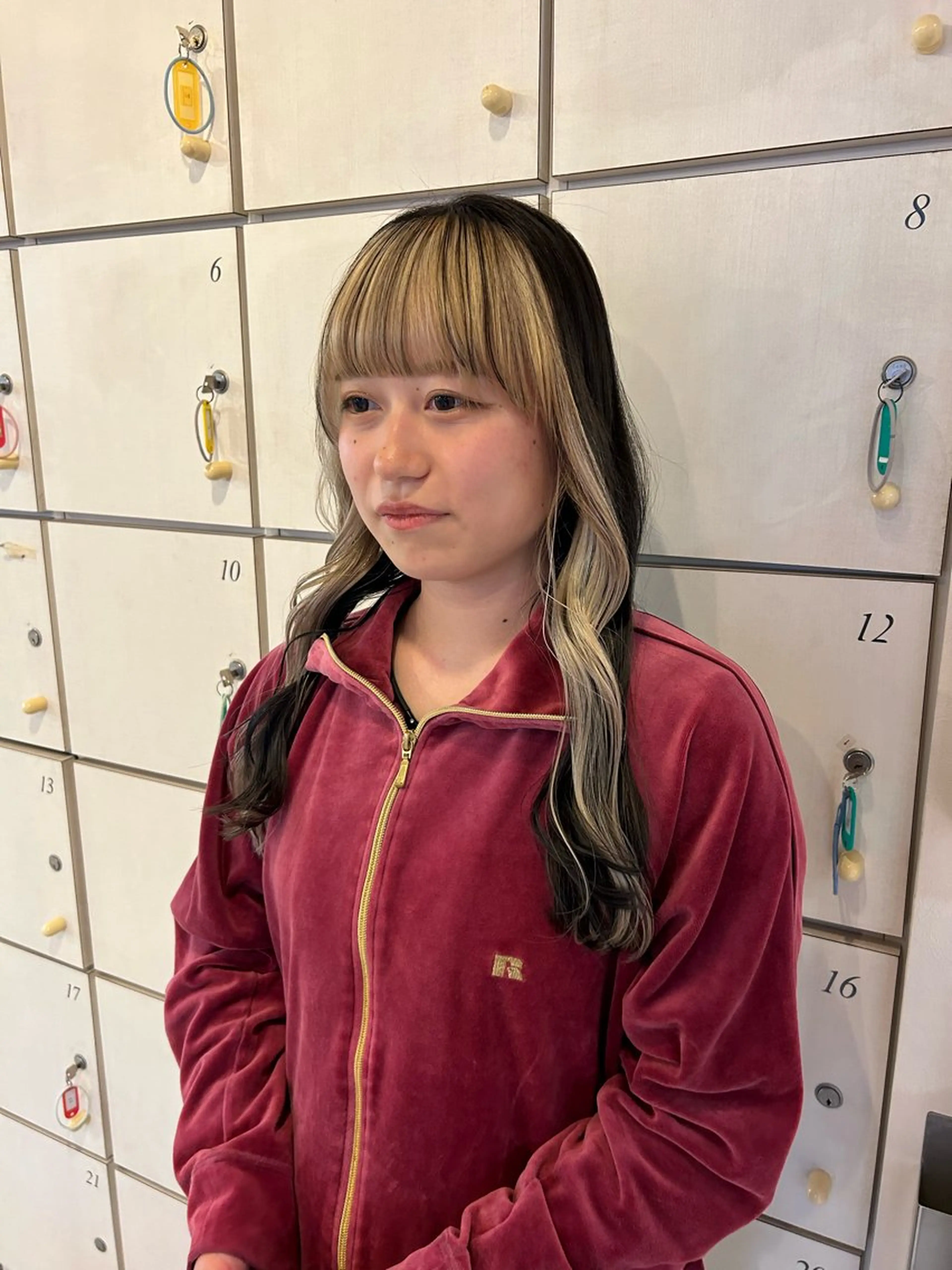 ロング カラー インナーカラー ヘアカラー 小森 永のヘアスタイル