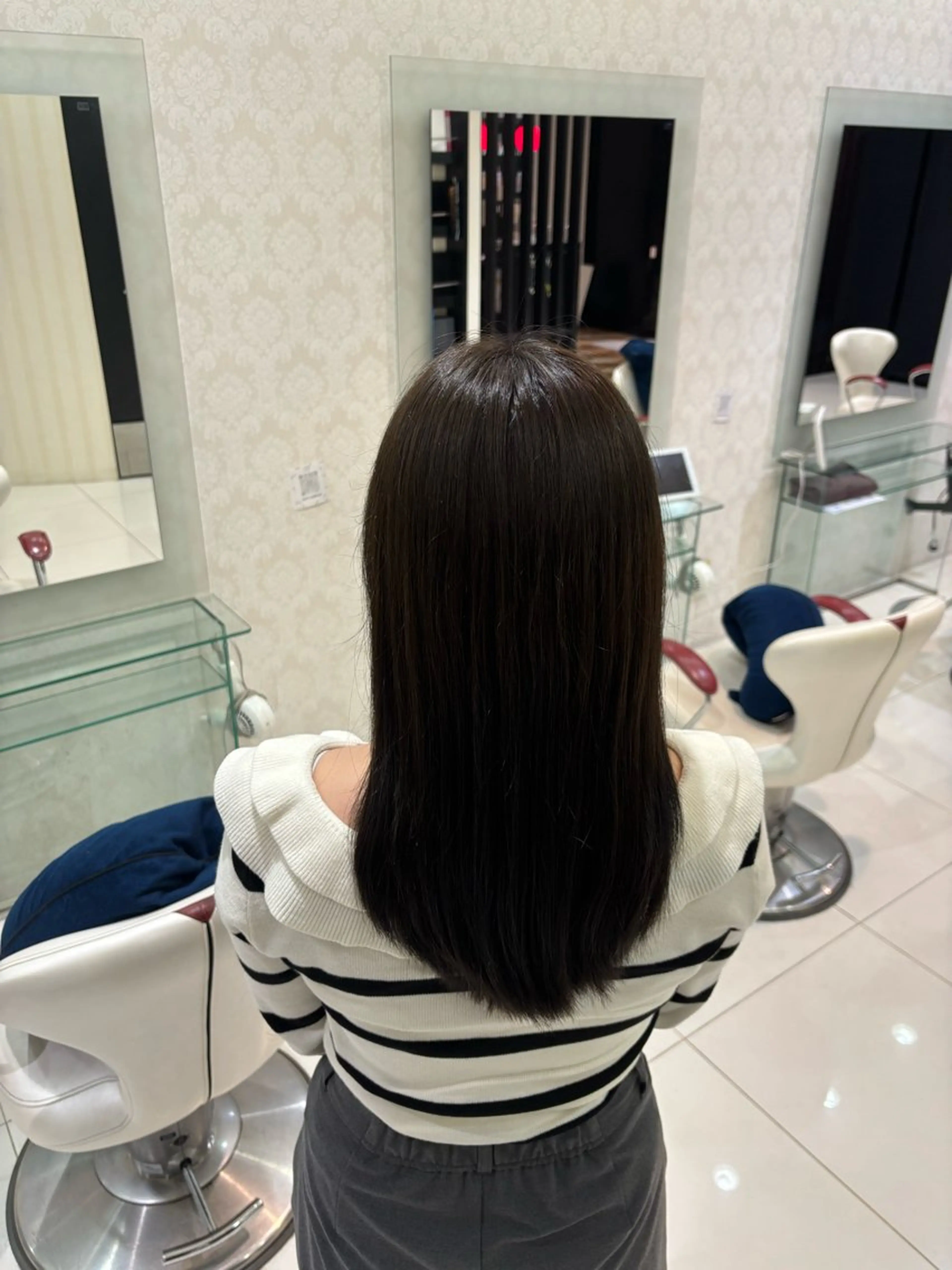 透明感カラー(ブリーチなしワンカラー)の写真