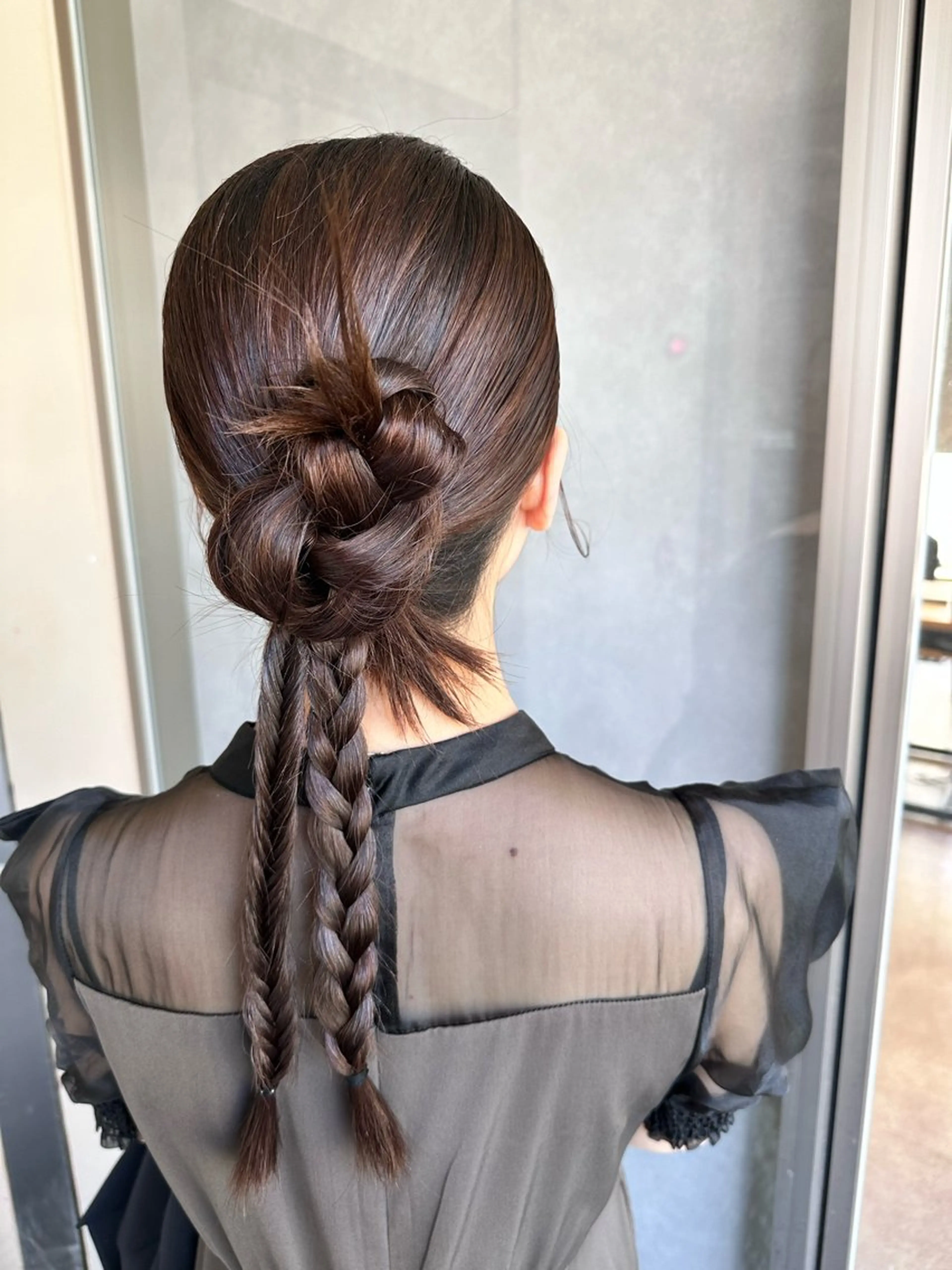 カラー ヘアアレンジ ヘアセット 韓国風/オシャレ /縮毛矯正/滝口琴未のヘアスタイル