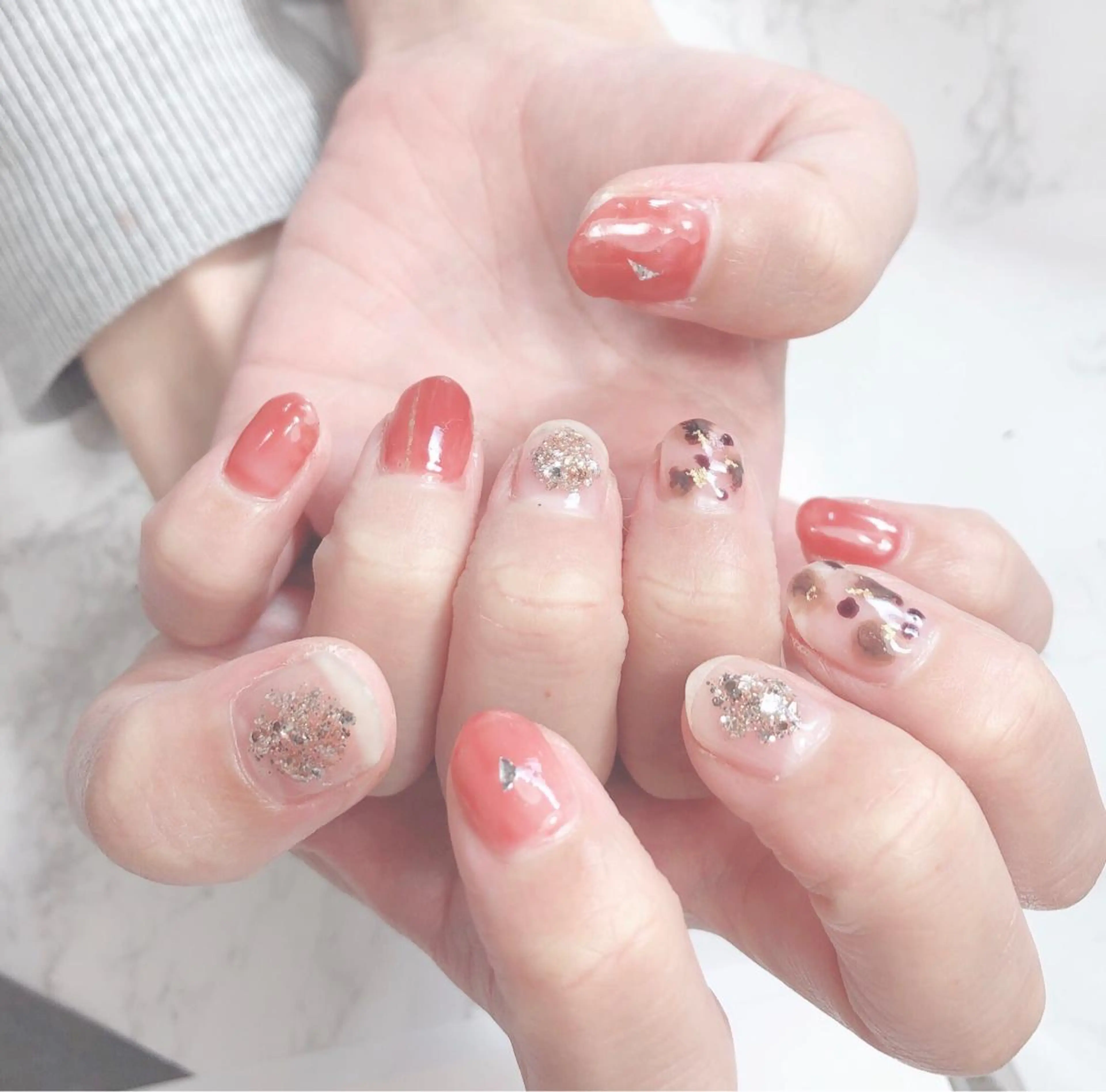 ネイル ラメ(グリッター) mau loaのネイルデザイン