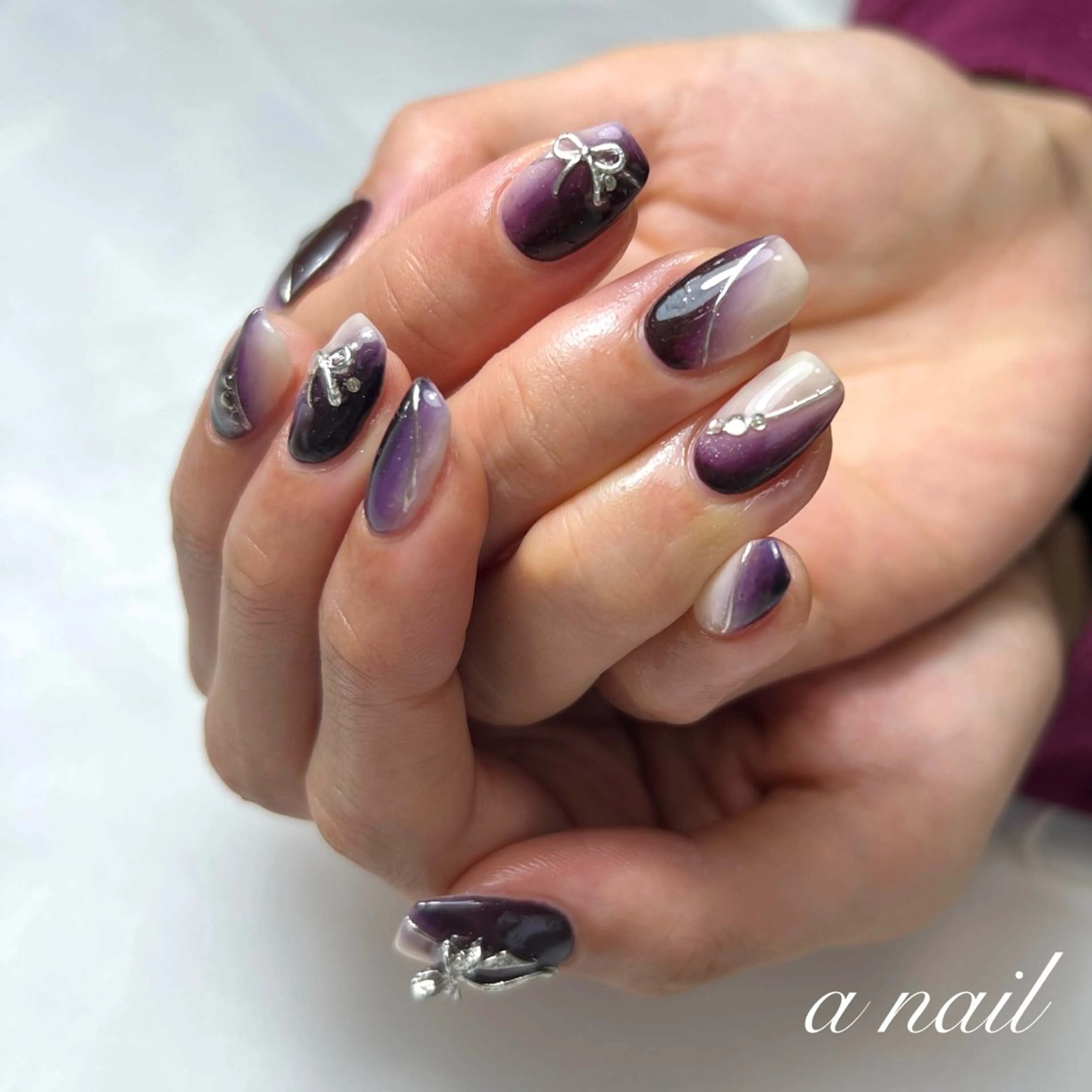 ネイル グラデーション 持ち込み Salon_ a.nailのネイルデザイン