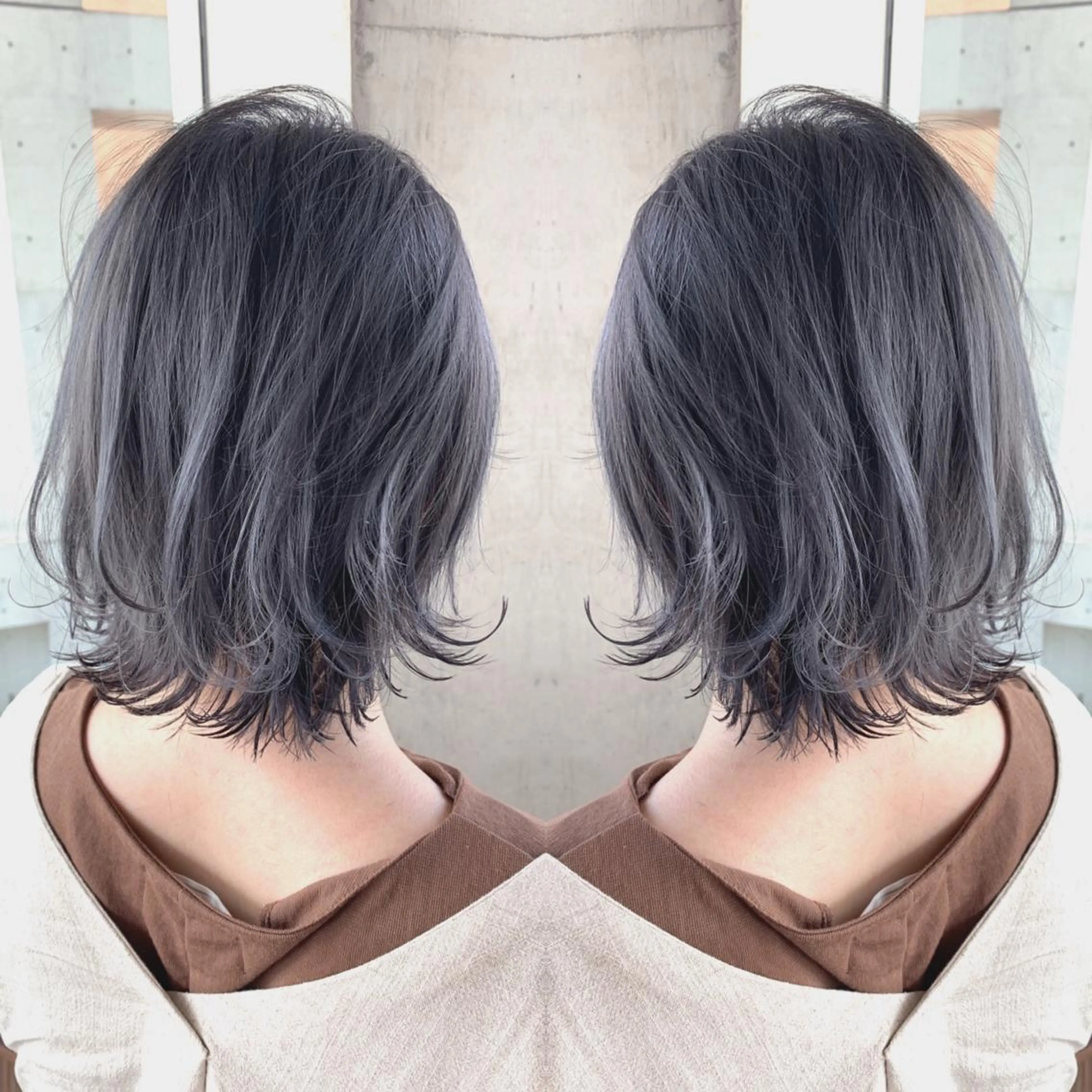 ミディアム Merci メルシー 福岡、今泉のヘアスタイル