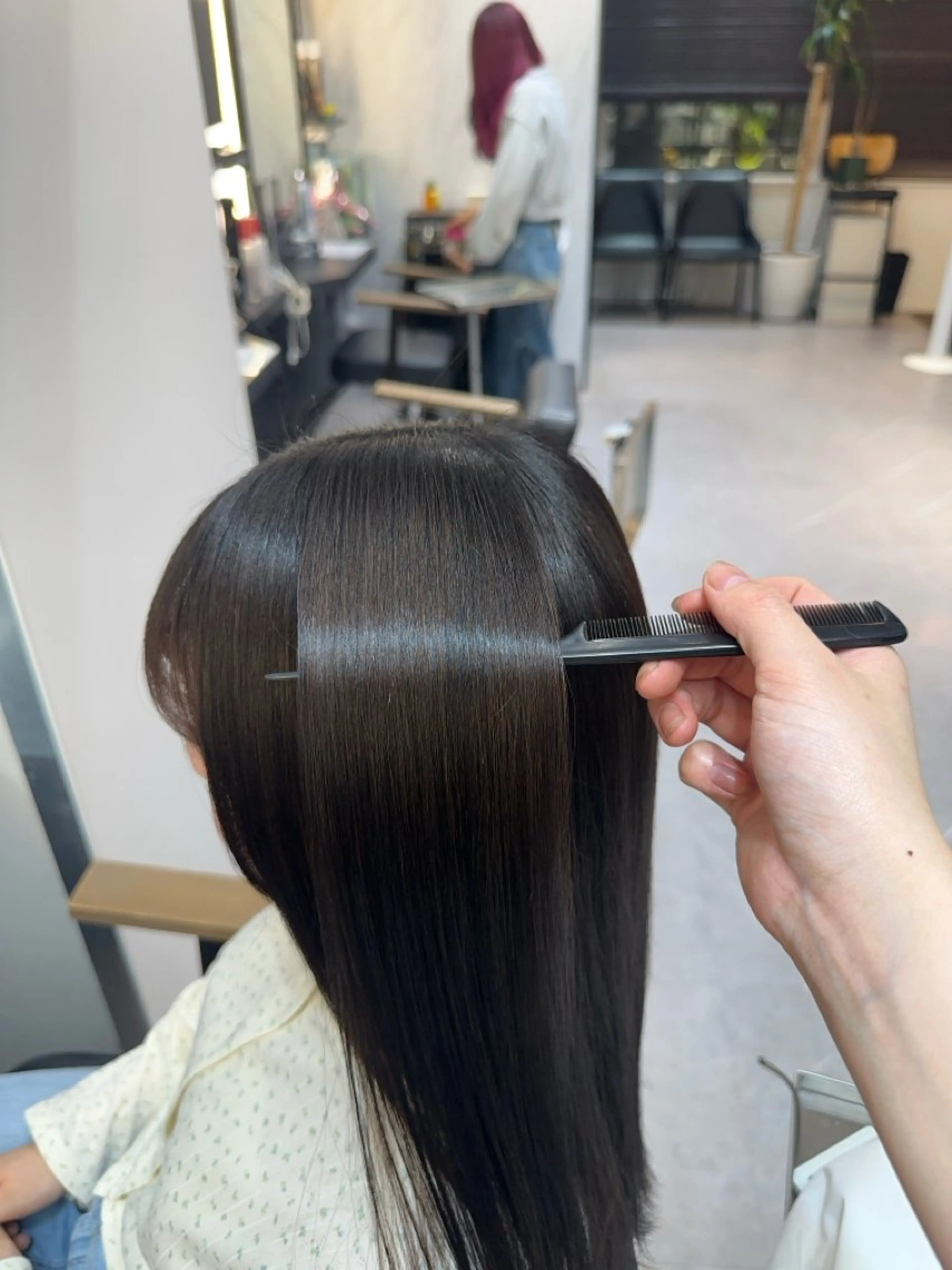 前髪カット+ケアトリートメントの写真