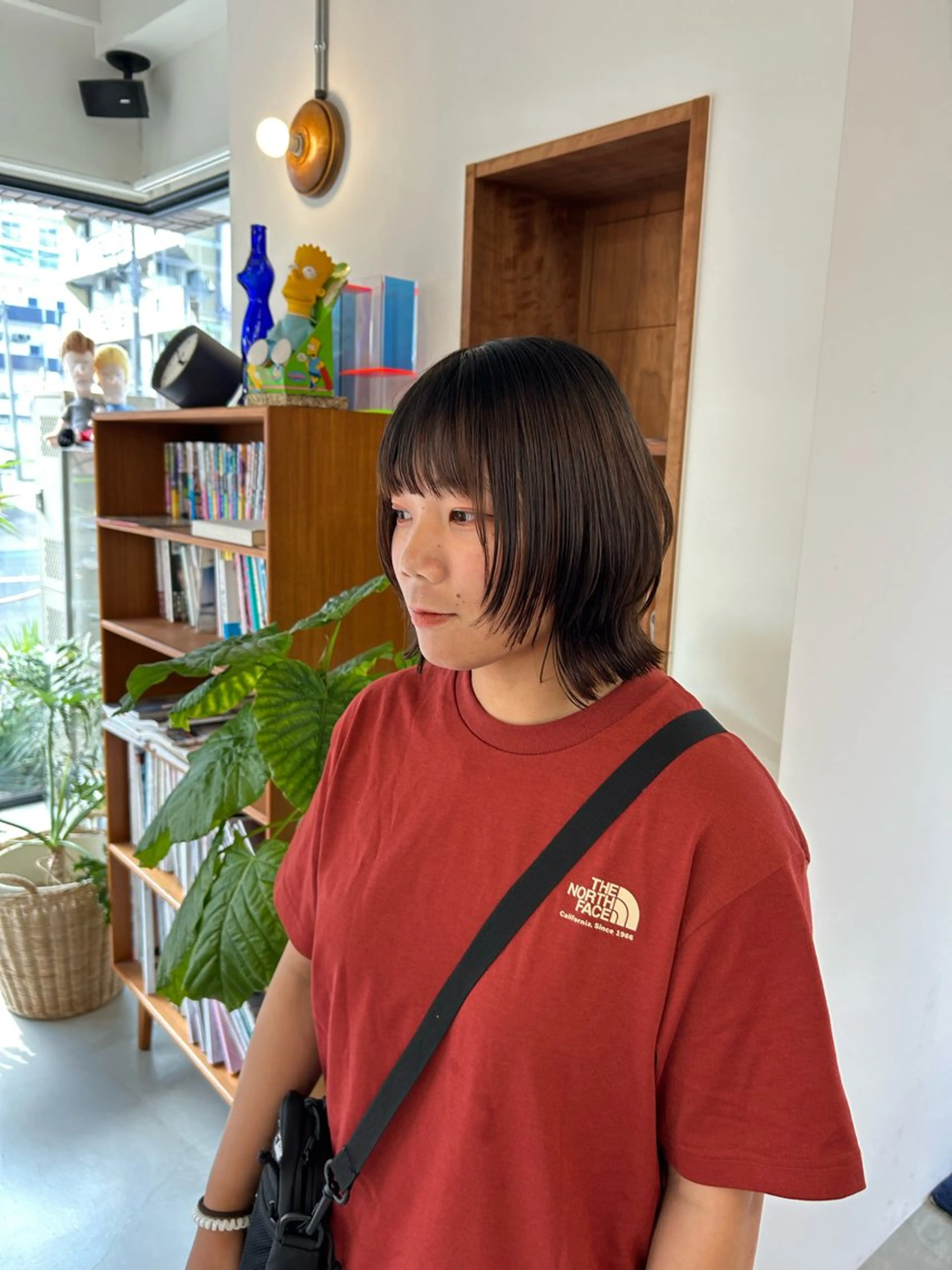 ショート ボブレイヤー ボブ レイヤーカット 藤原 あかりのヘアスタイル