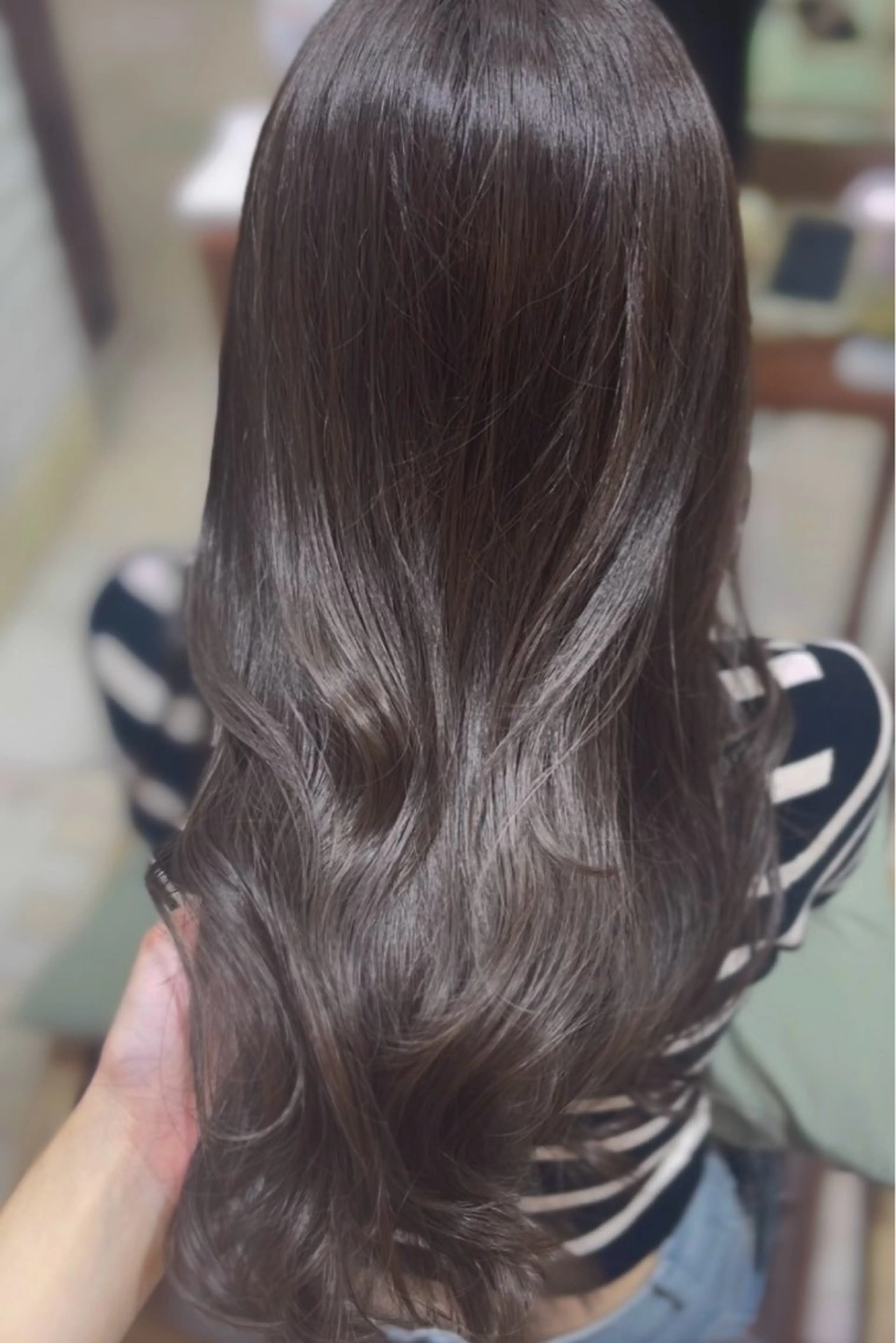 ロング カット ヘアカラー トリートメント 透明感カラー／ 艶感カラー／RAMUのヘアスタイル