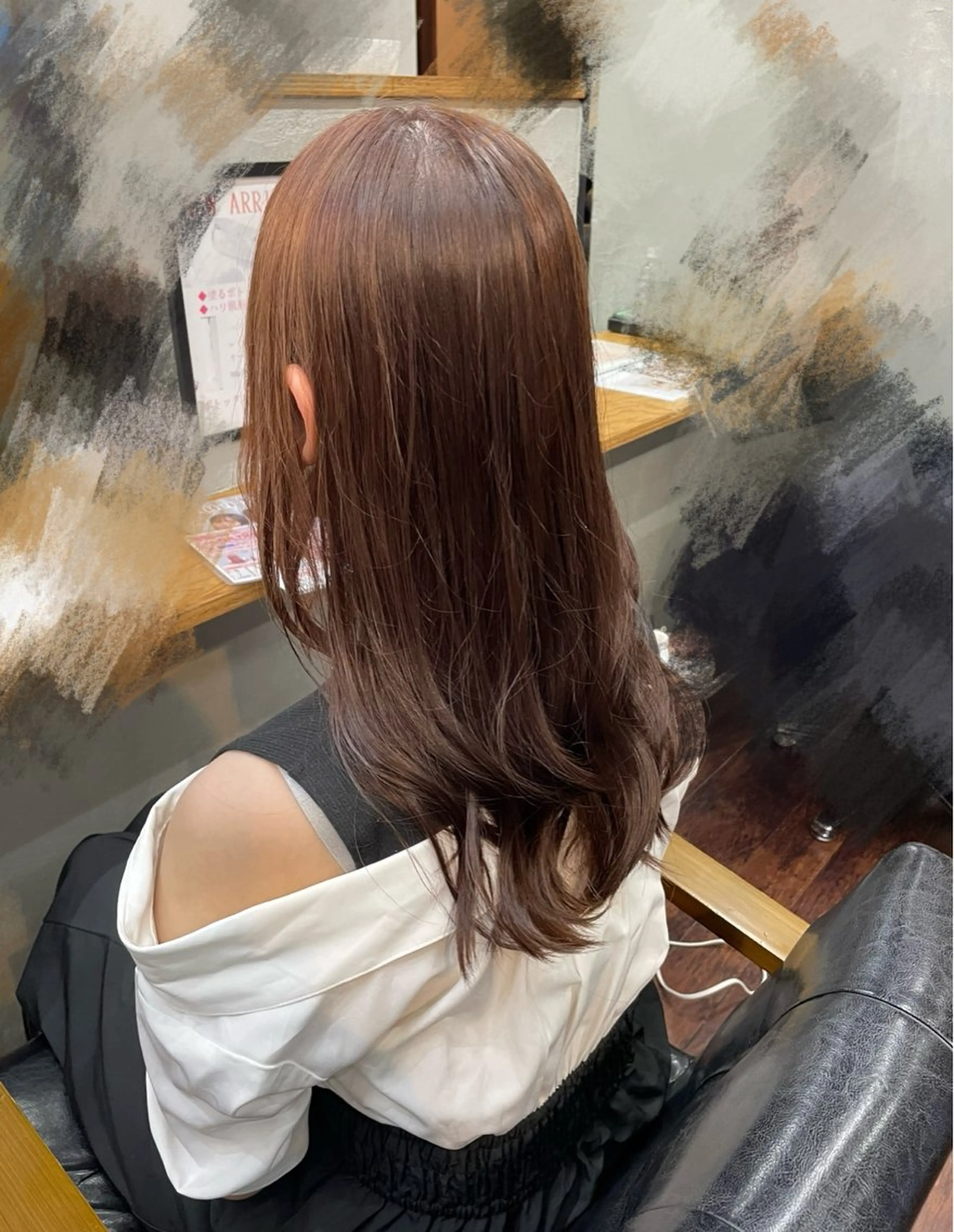 ロング カラー ヘアカラー ルプラボウ/ 聖花/透明感カラーのヘアスタイル