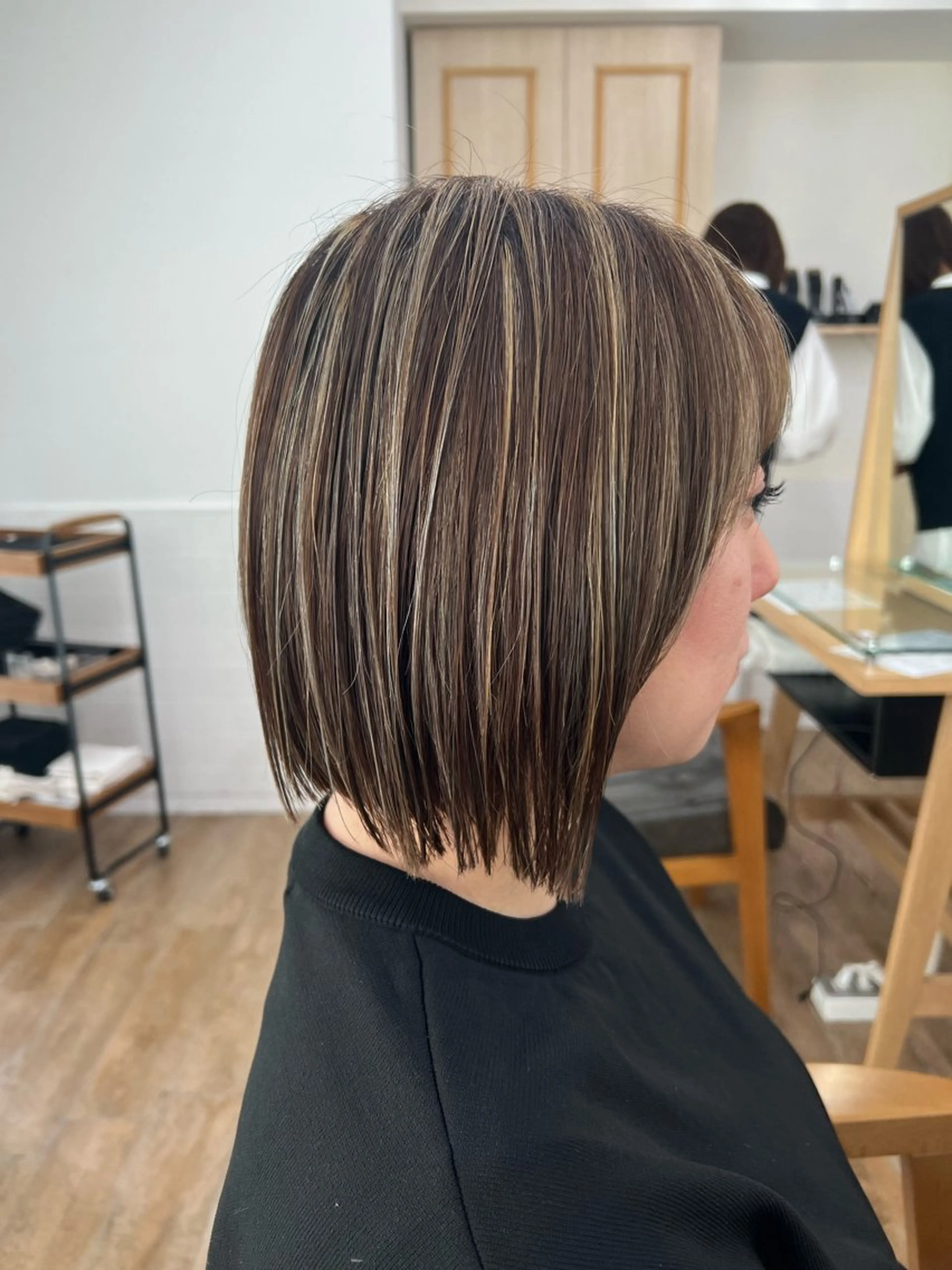 ミディアム カラー パーマ/ハイライト 💙鶴岡　愛💙のヘアスタイル