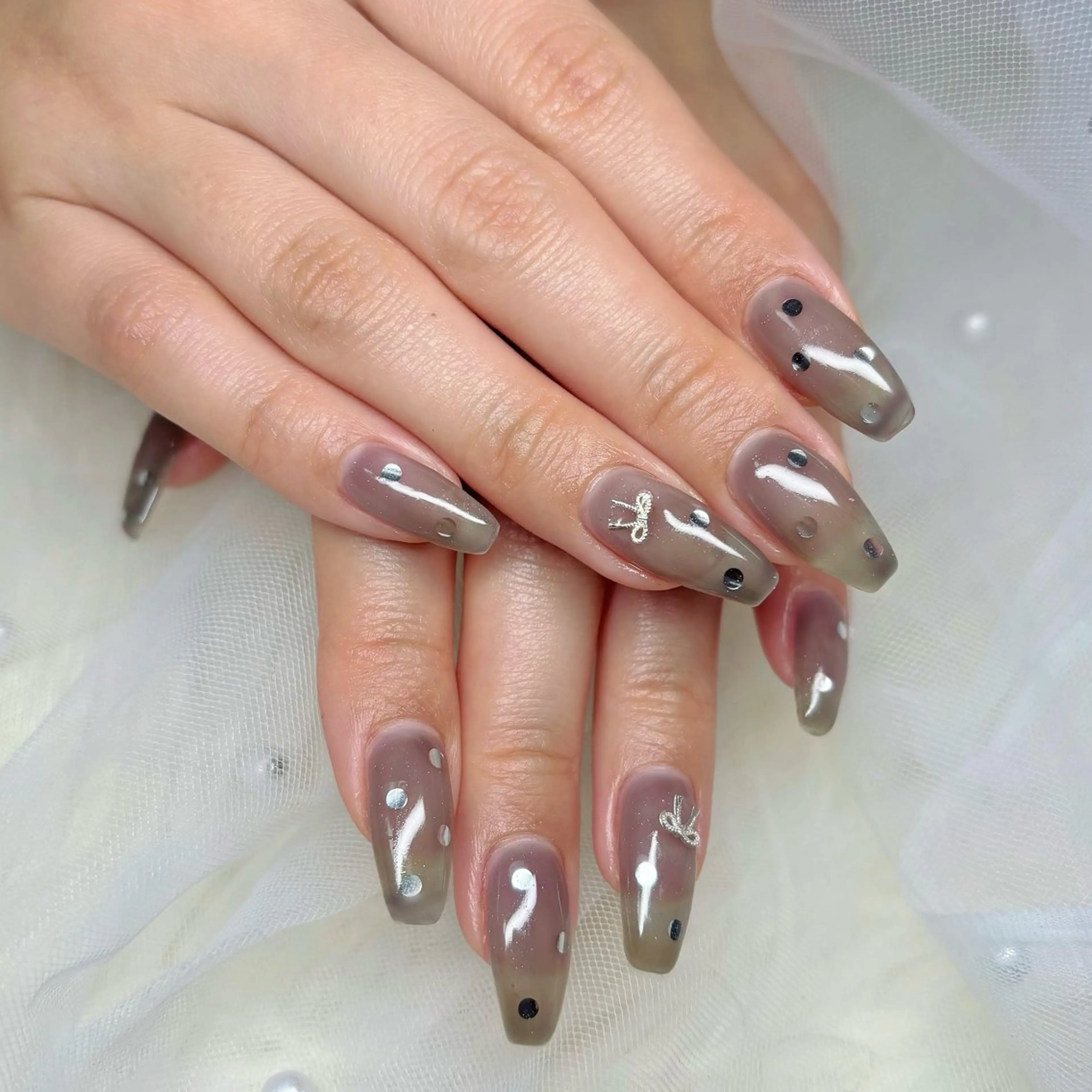 ネイル ハンドネイル Yuna🩵 RE:N.Nailのネイルデザイン