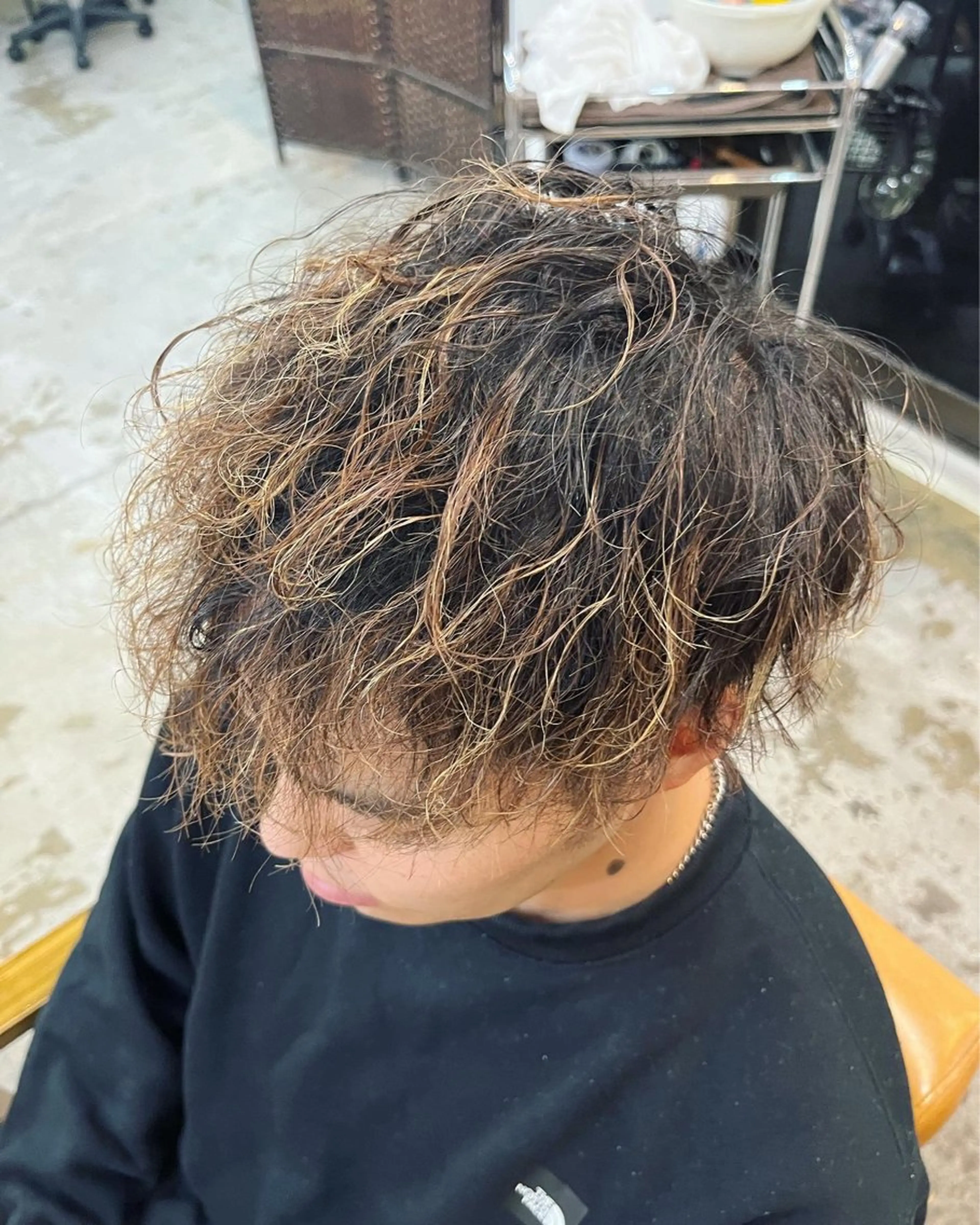 パーマ メンズ メンズパーマ 波巻きパーマ カット パーマ 💇メンズパーマ💇 木村賢司のヘアスタイル