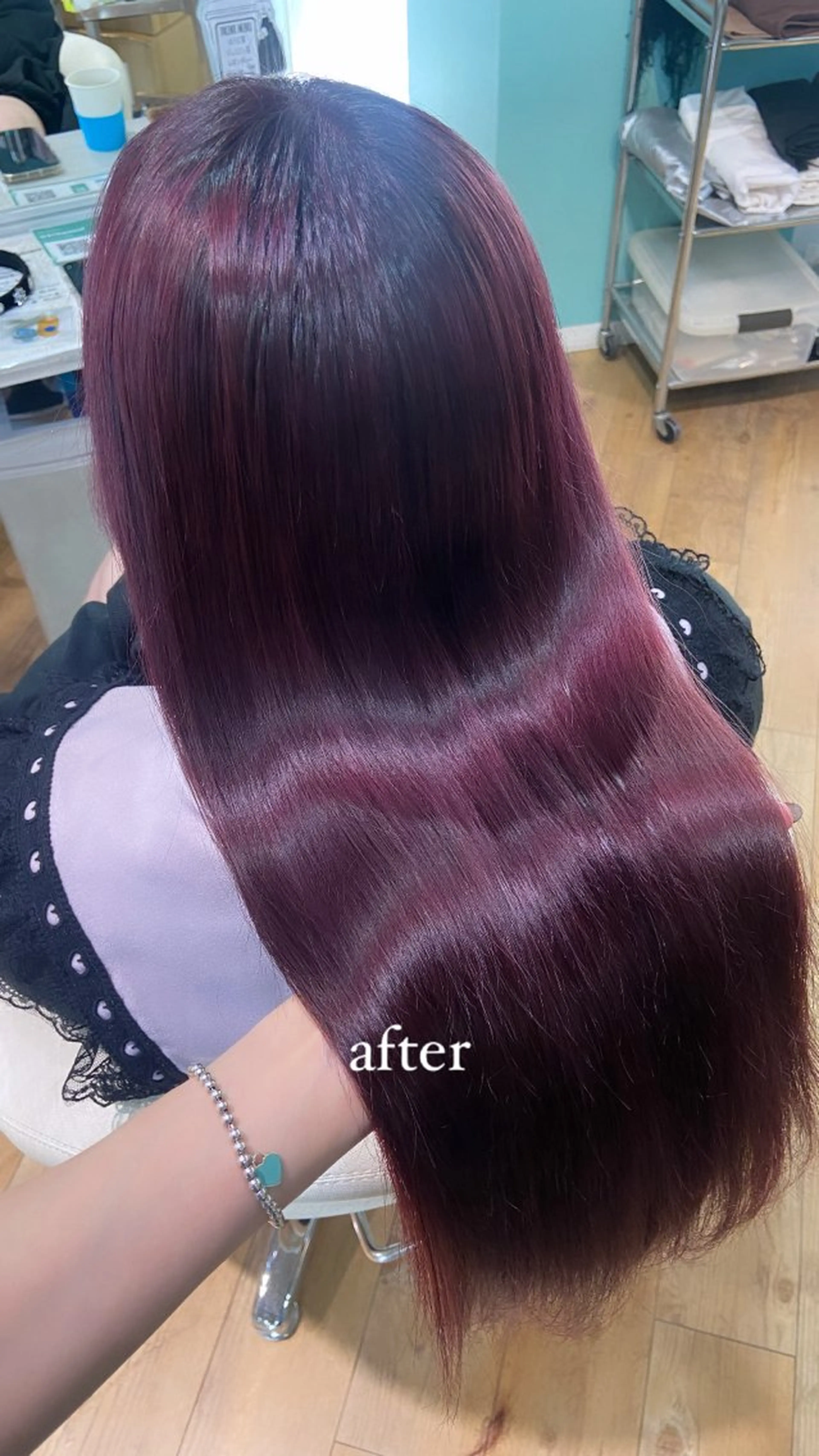 ロング カラー 髪質改善 トリートメント トリートメント 🧸プルエクステ❤︎ ネイルKAO🧸のヘアスタイル