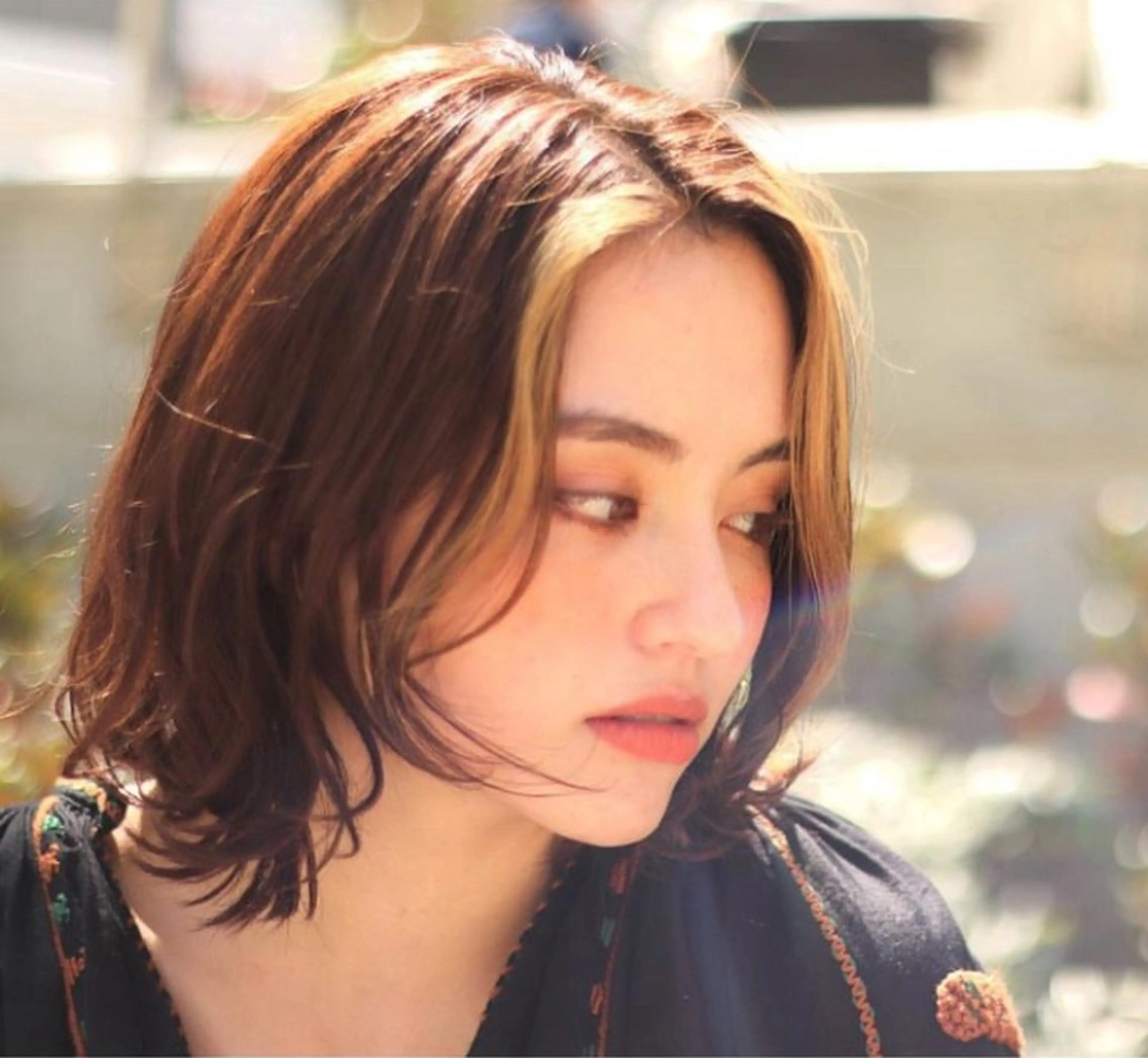 ショート ミストバング ミニボブ/カット モデル/渋谷/ 宍戸のヘアスタイル