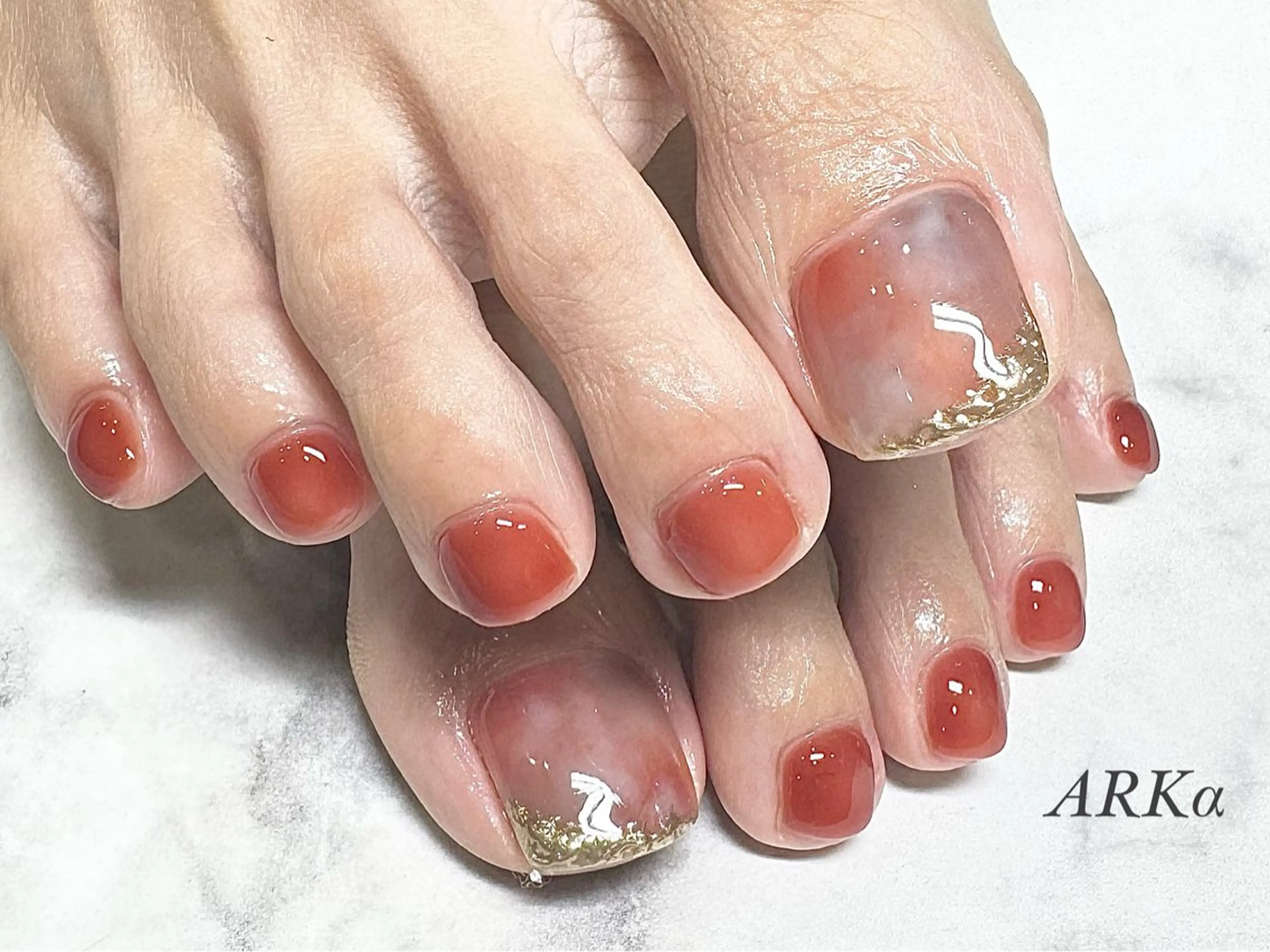 ネイル フットネイル Nailsalon ARKαのネイルデザイン