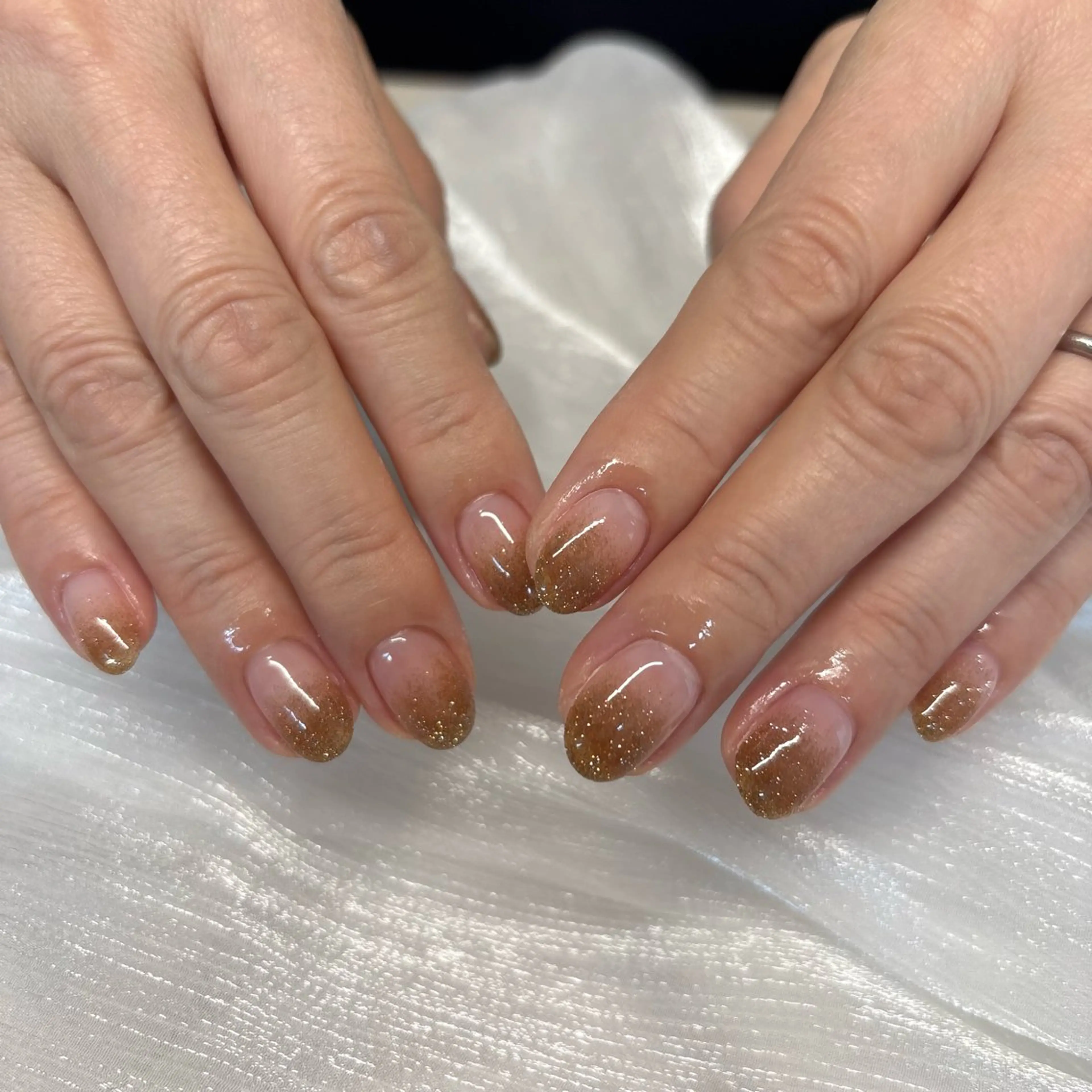 ネイル フラッシュネイル グラデーション ラメ(グリッター) ハンドネイル soi. ソワのネイルデザイン