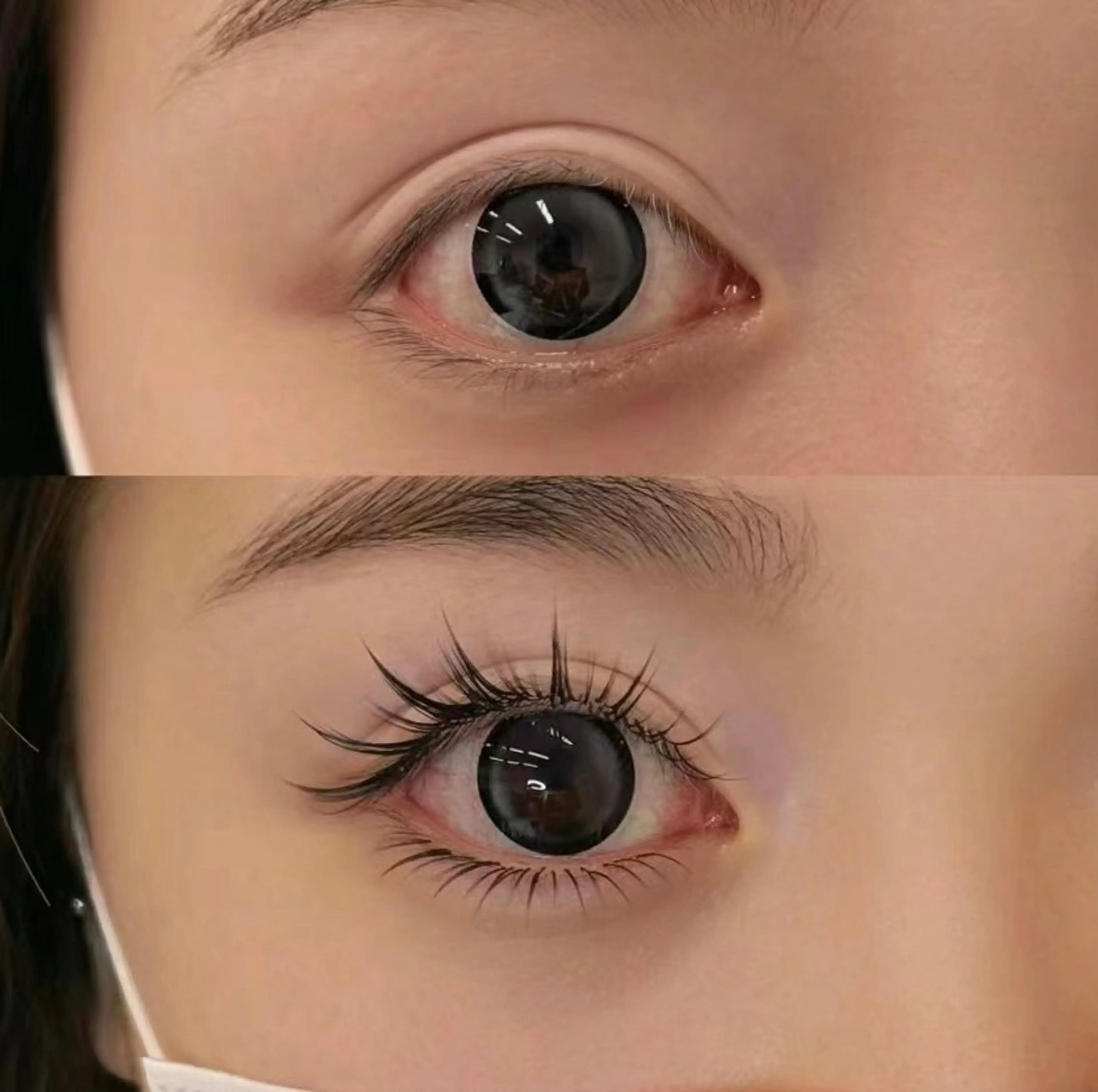 マツエク・マツパ 付け放題 バインドロック 束感まつ毛 カラーマツエク フラットラッシュ マツパ M salon アイラッシュのマツエク・マツパデザイン