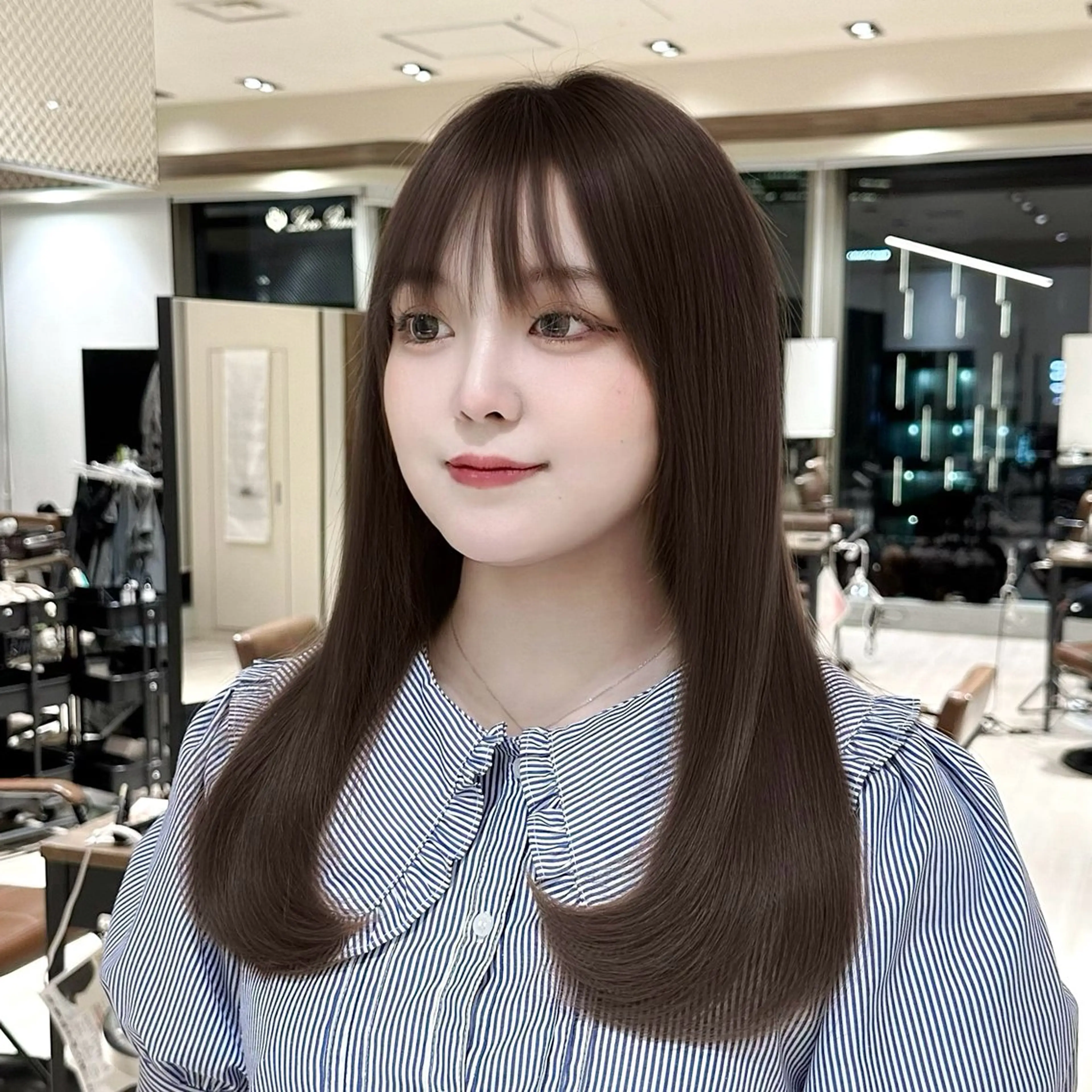 ロング くびれヘア 髪質改善 韓国風ヘア 縮毛矯正 酸性ストレート カット 縮毛矯正 トリートメント AMA TOKYO×Smart Salon所属・韓国ヘア🇰🇷× 髪質改善🫧テルのヘアスタイル