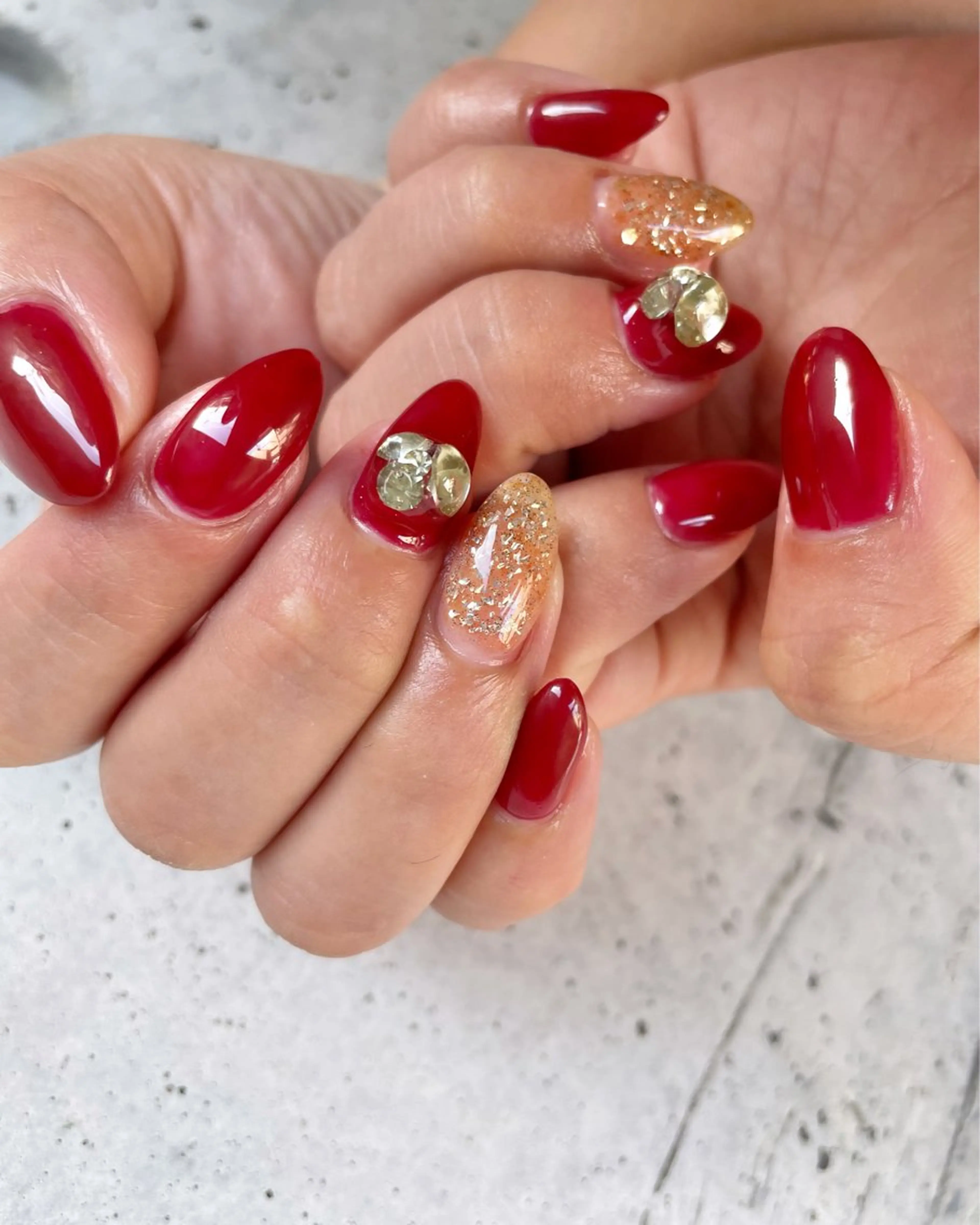 ネイル 持ち込み Rena-ju キャサディのネイルデザイン