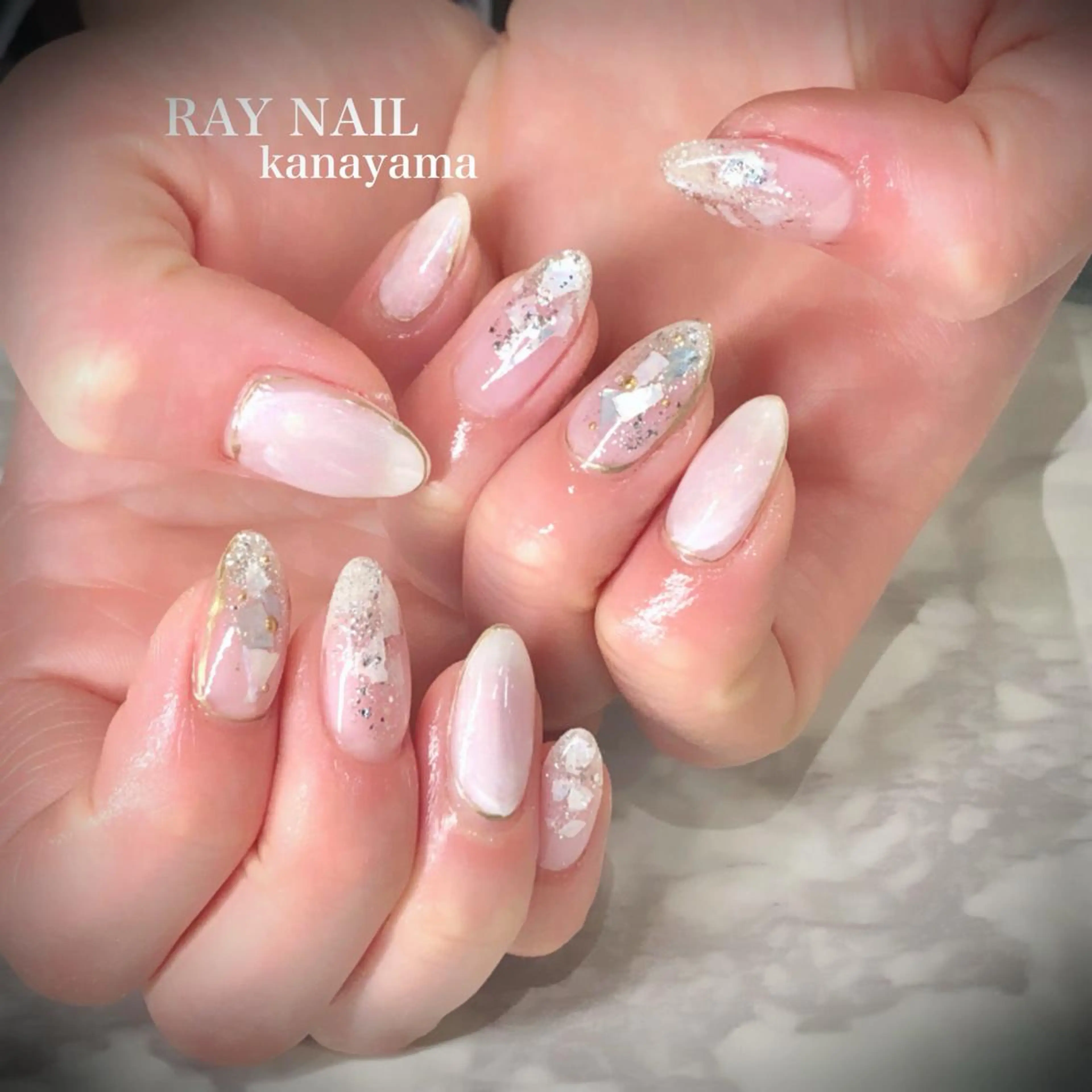 ネイル ニュアンスネイル Arowa 伊田のネイルデザイン