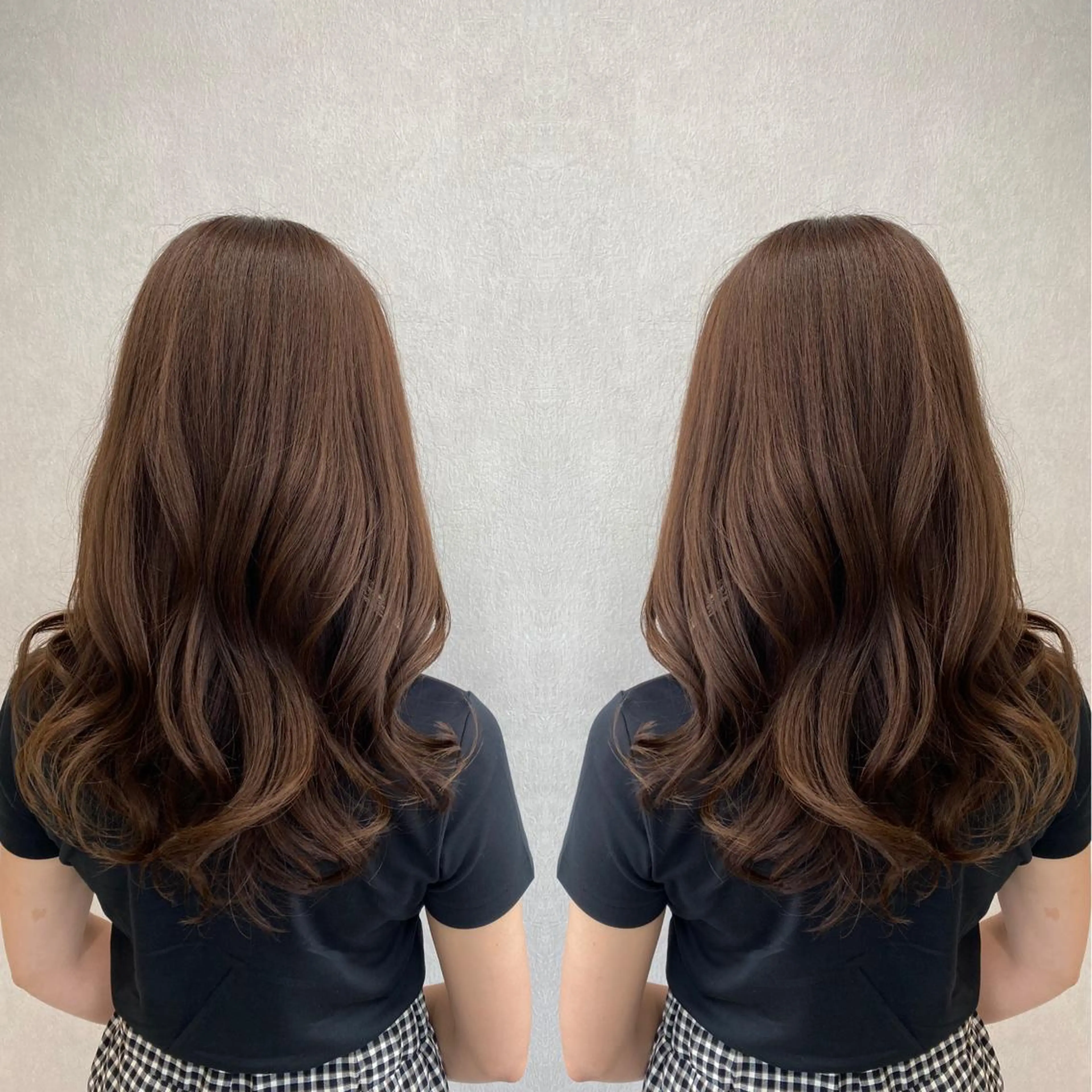 ロング カラー カット トリートメント tocca 💜石田愛結💜のヘアスタイル