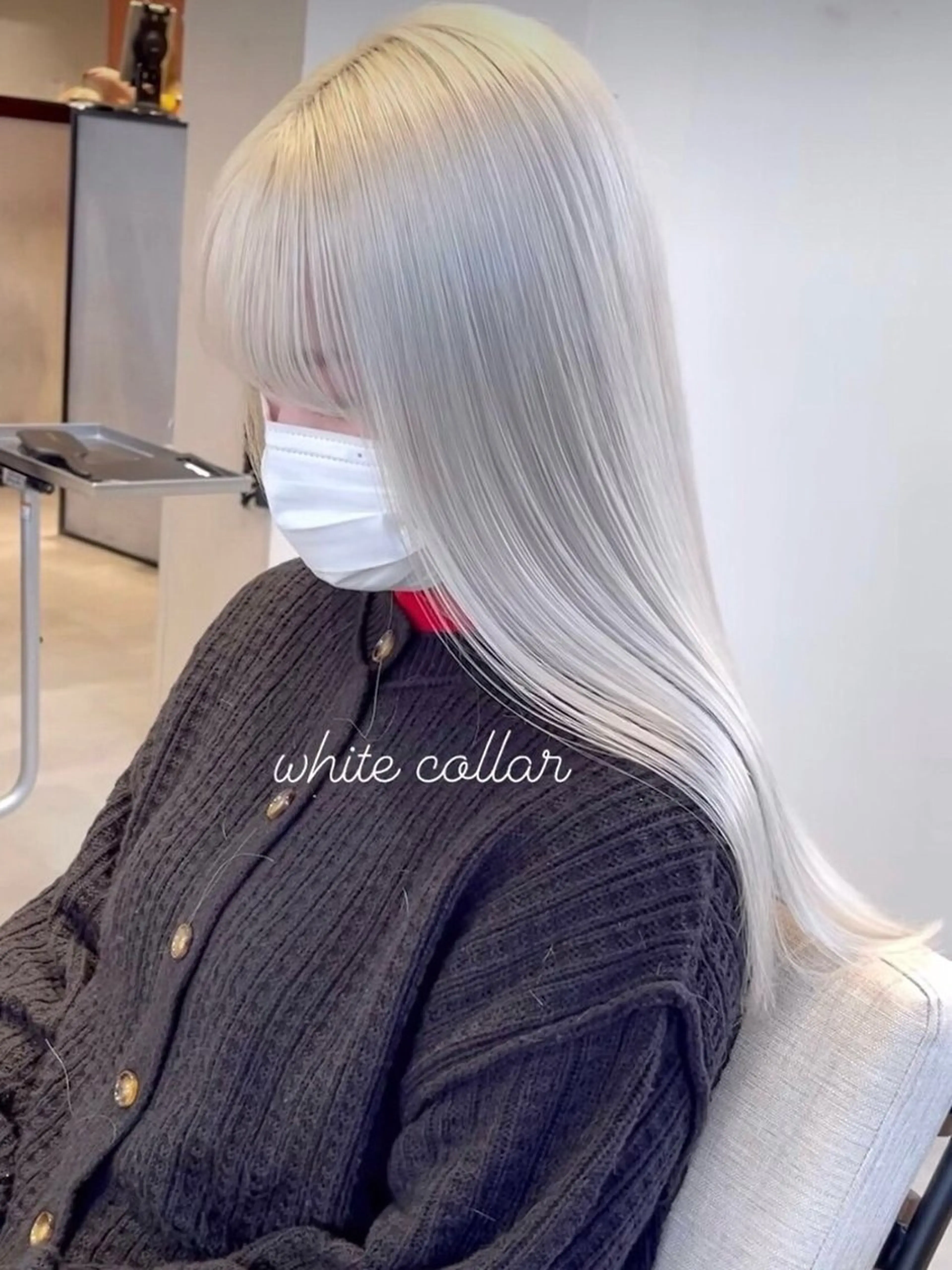 ロング カラー ヘアアレンジ 江坂エリア最安値◎ ブリーチ*土田のヘアスタイル